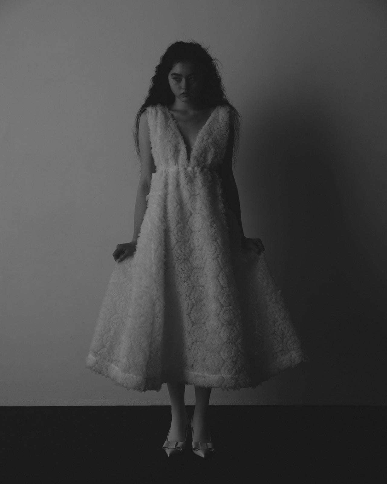 BIBIY. MADE | NOELLE SHEER DRESS WHITE｜Bibiy.