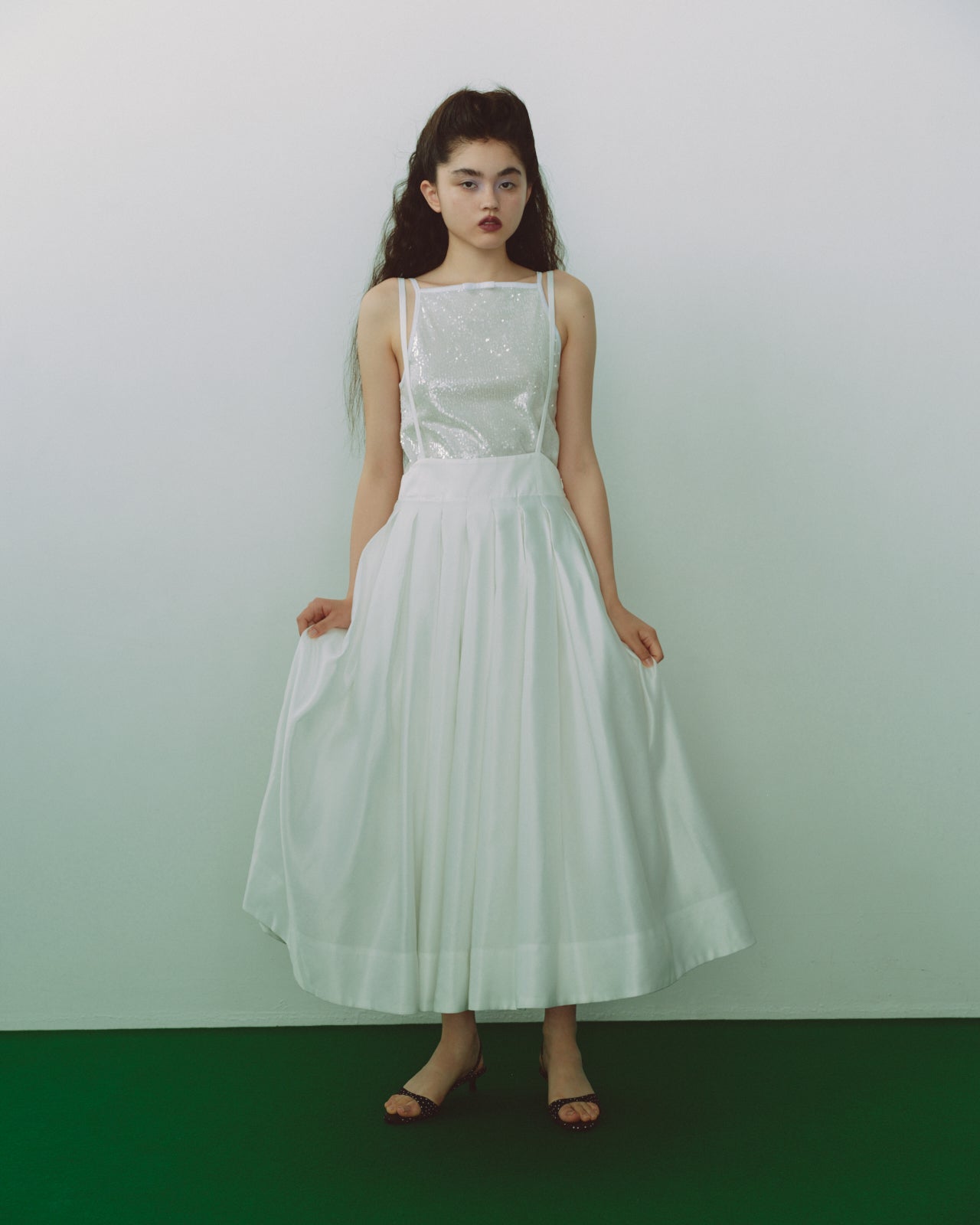 ASHLEY SUSPENDER SKIRT