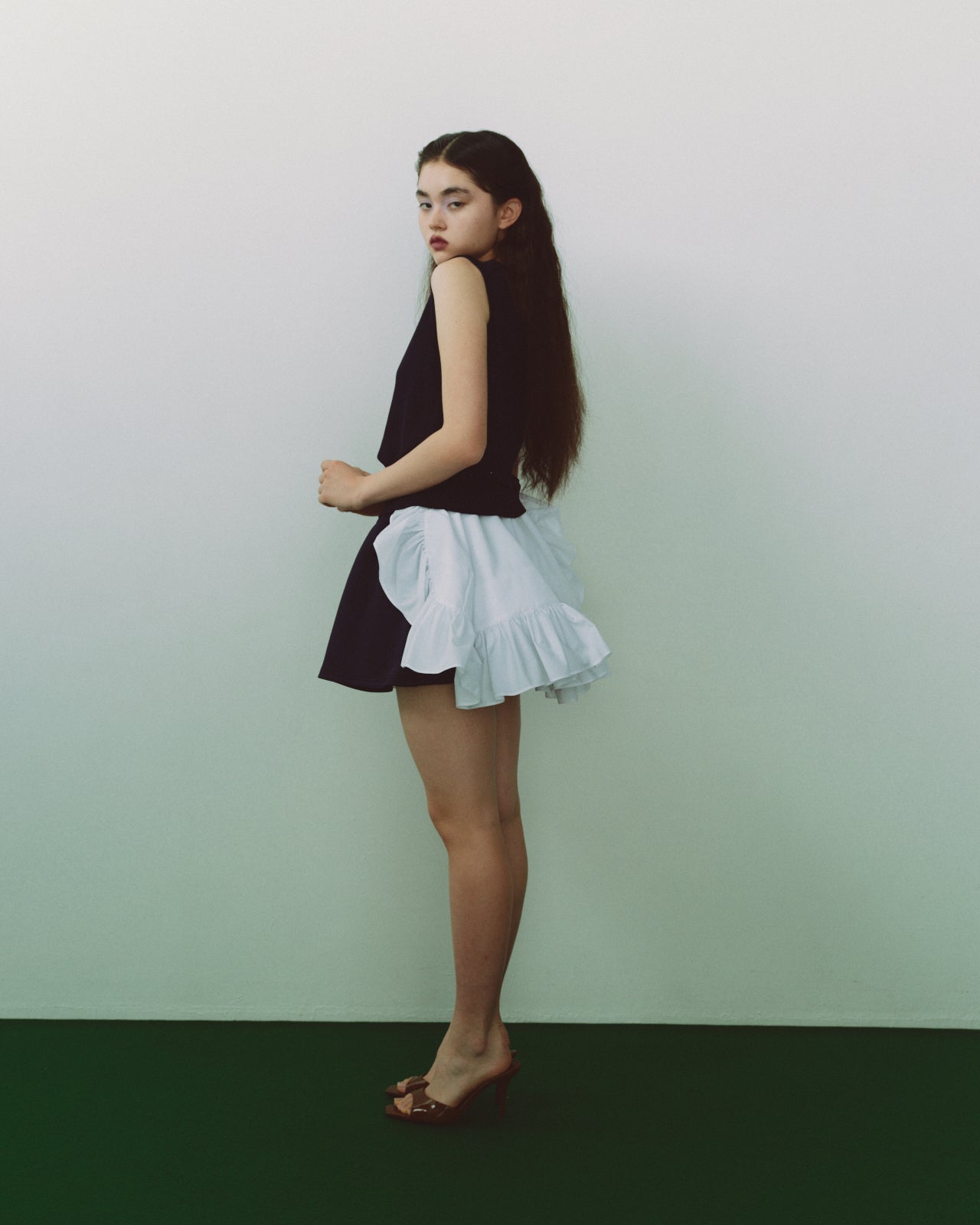 RUE FRILL KNIT