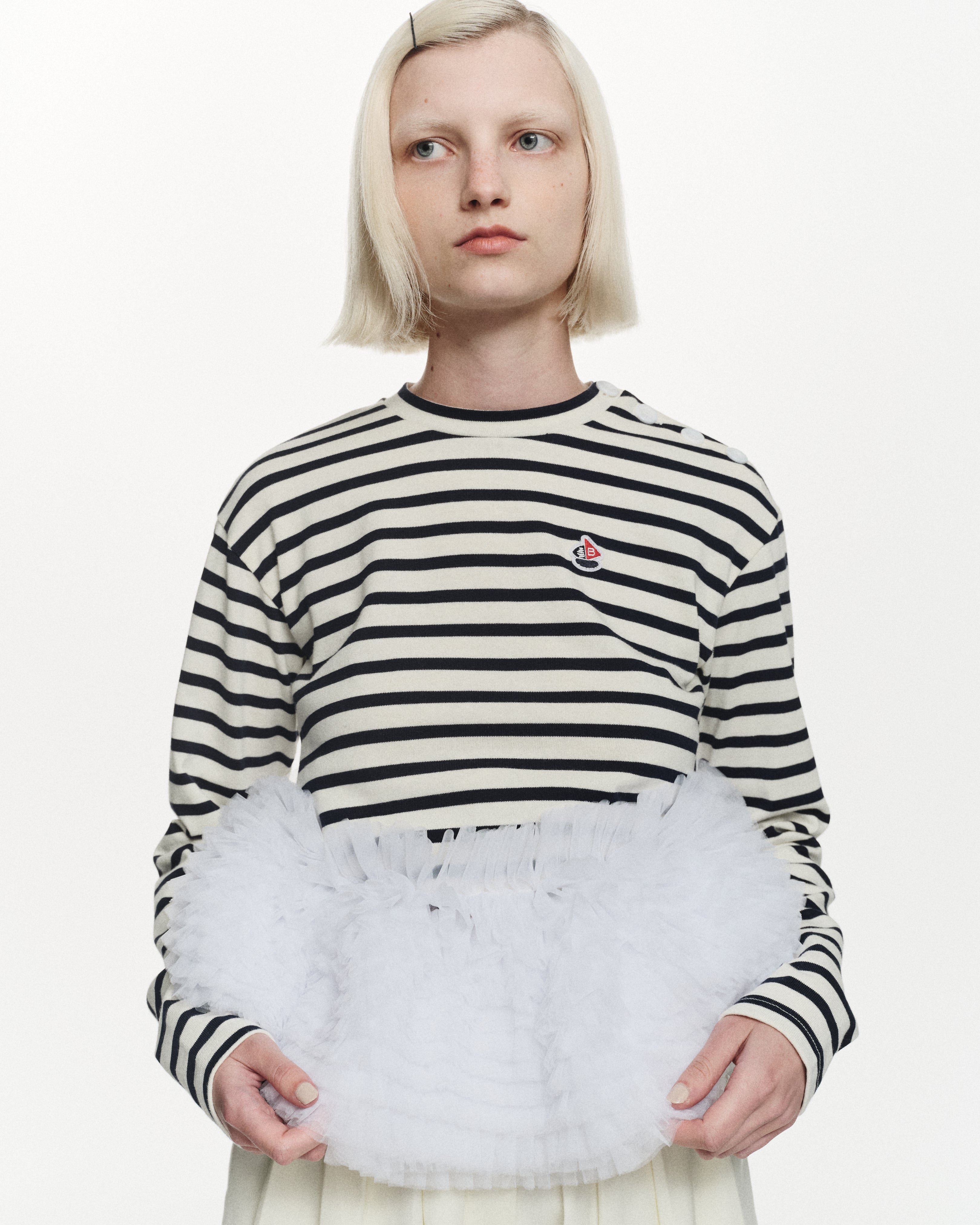 FRANCINE TULLE TOP