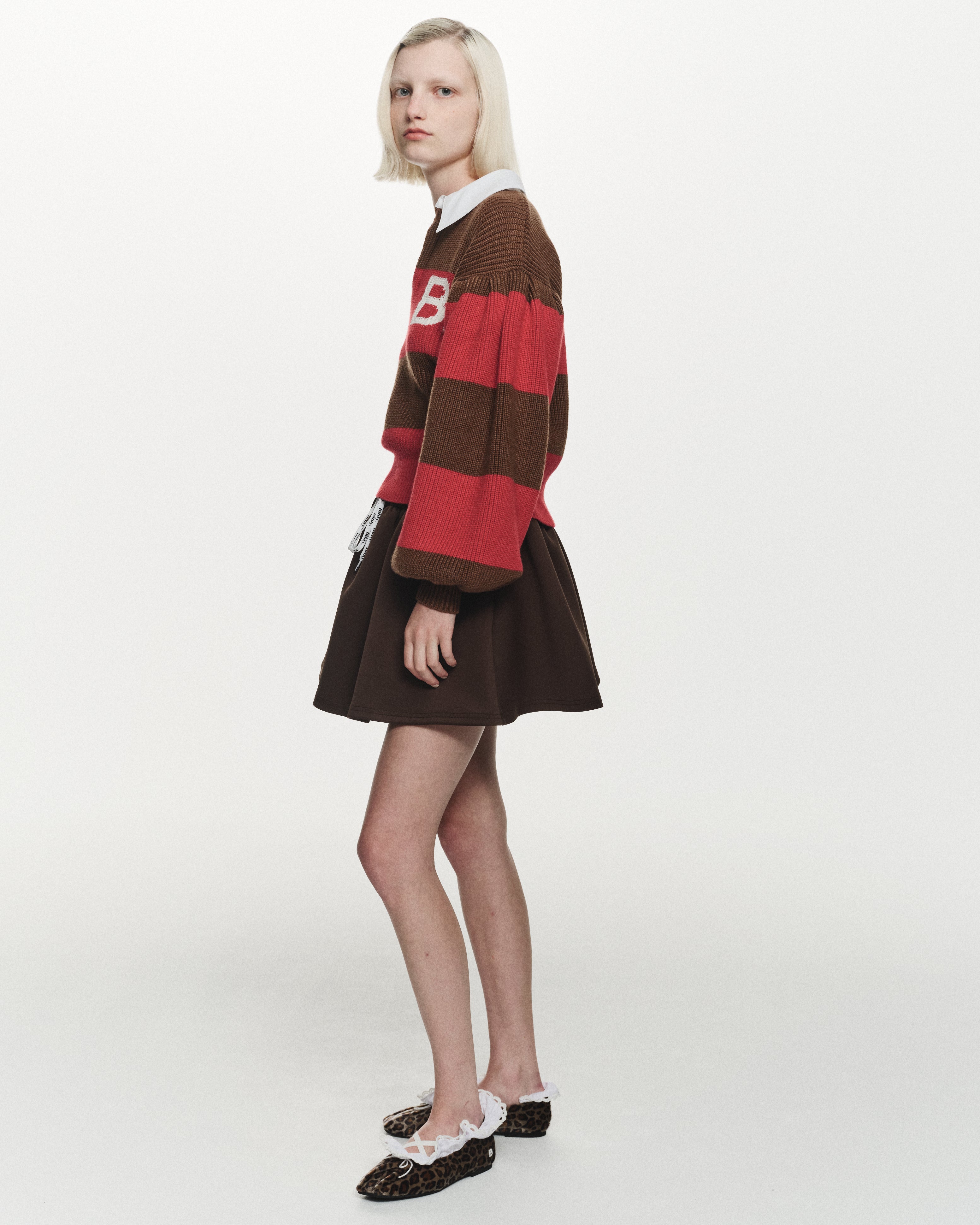 正規品 【Bibiy.】NELLY MINI SKIRT BIBIY. MADE | NELLY MINI SKIRT BROWN｜Bibiy.