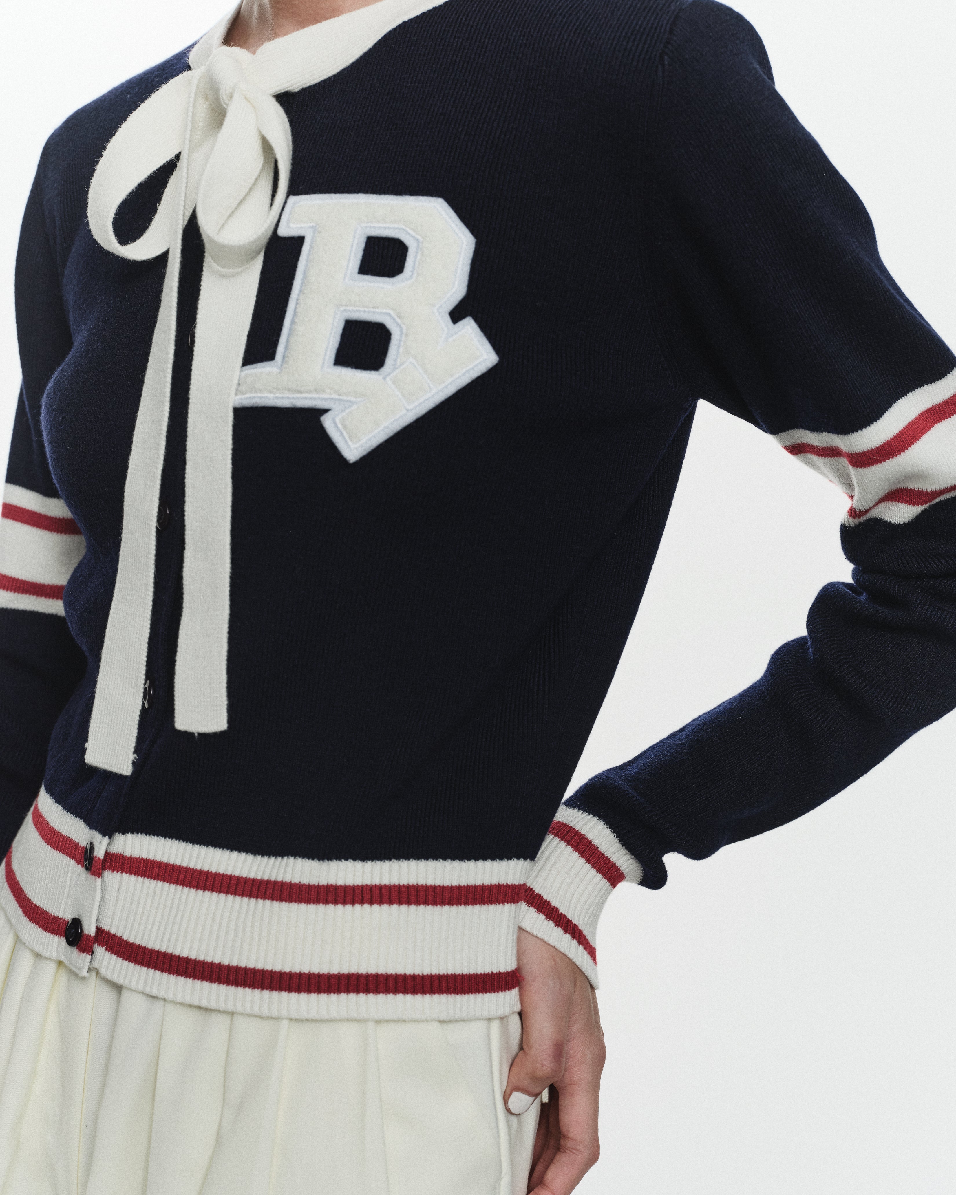 トップス Bibiy B. BOAT CLUB CARDIGAN White Yacht Club Tube Top Cardigan Pant Set Bellini – The Foxy Kind