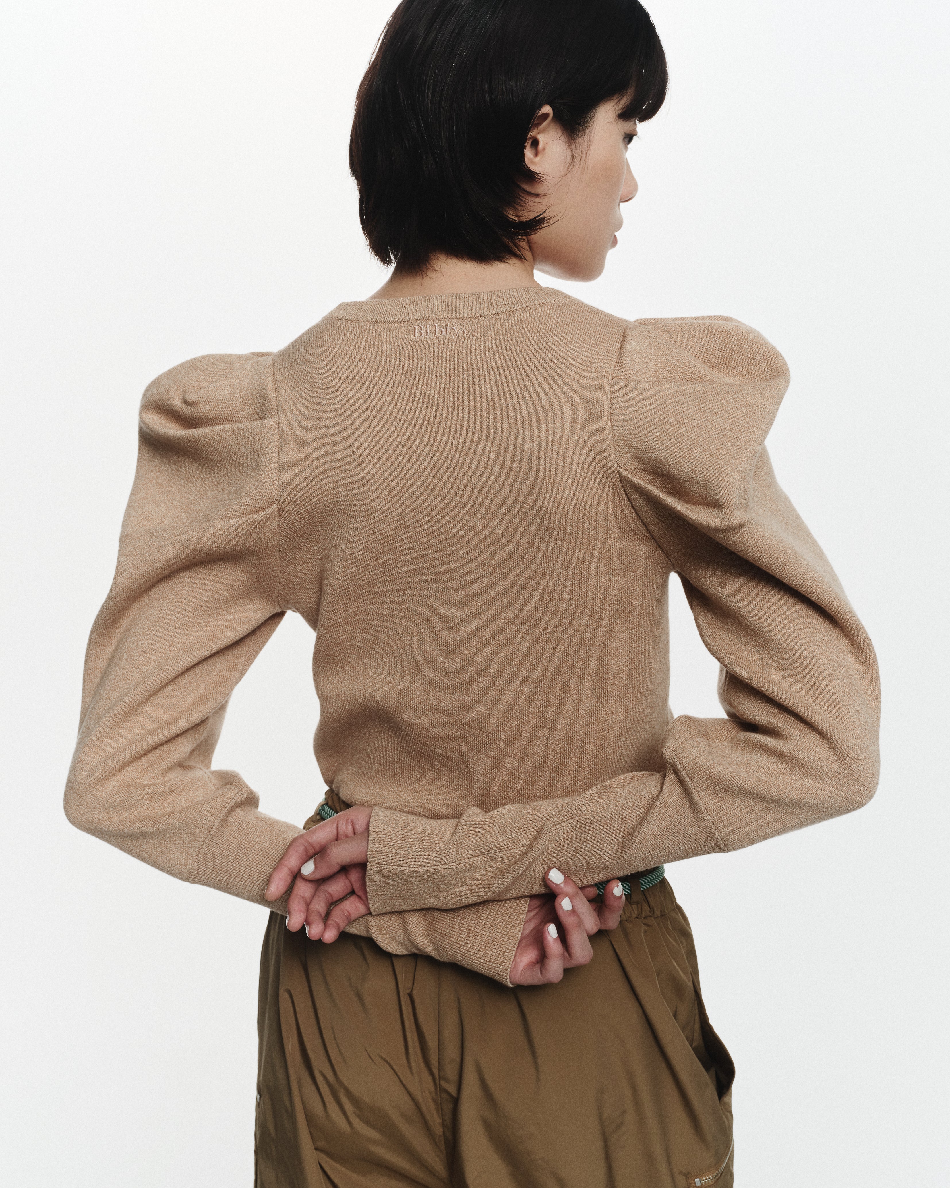 トップス Bibiy. EFFIE PUFF CARDIGAN BIBIY. MADE | EFFIE PUFF KNIT|Bibiy.