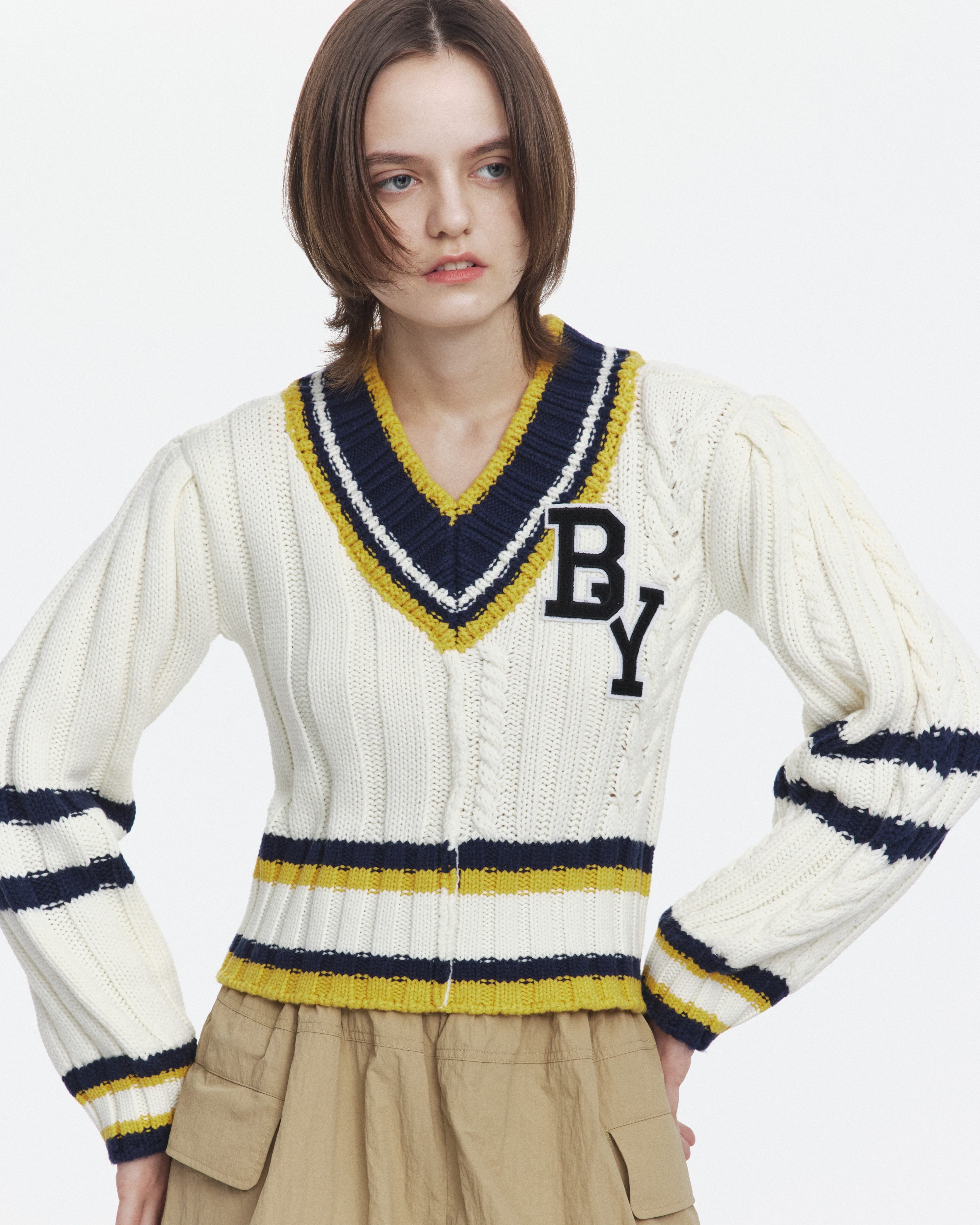 BY. PATCH KNIT
