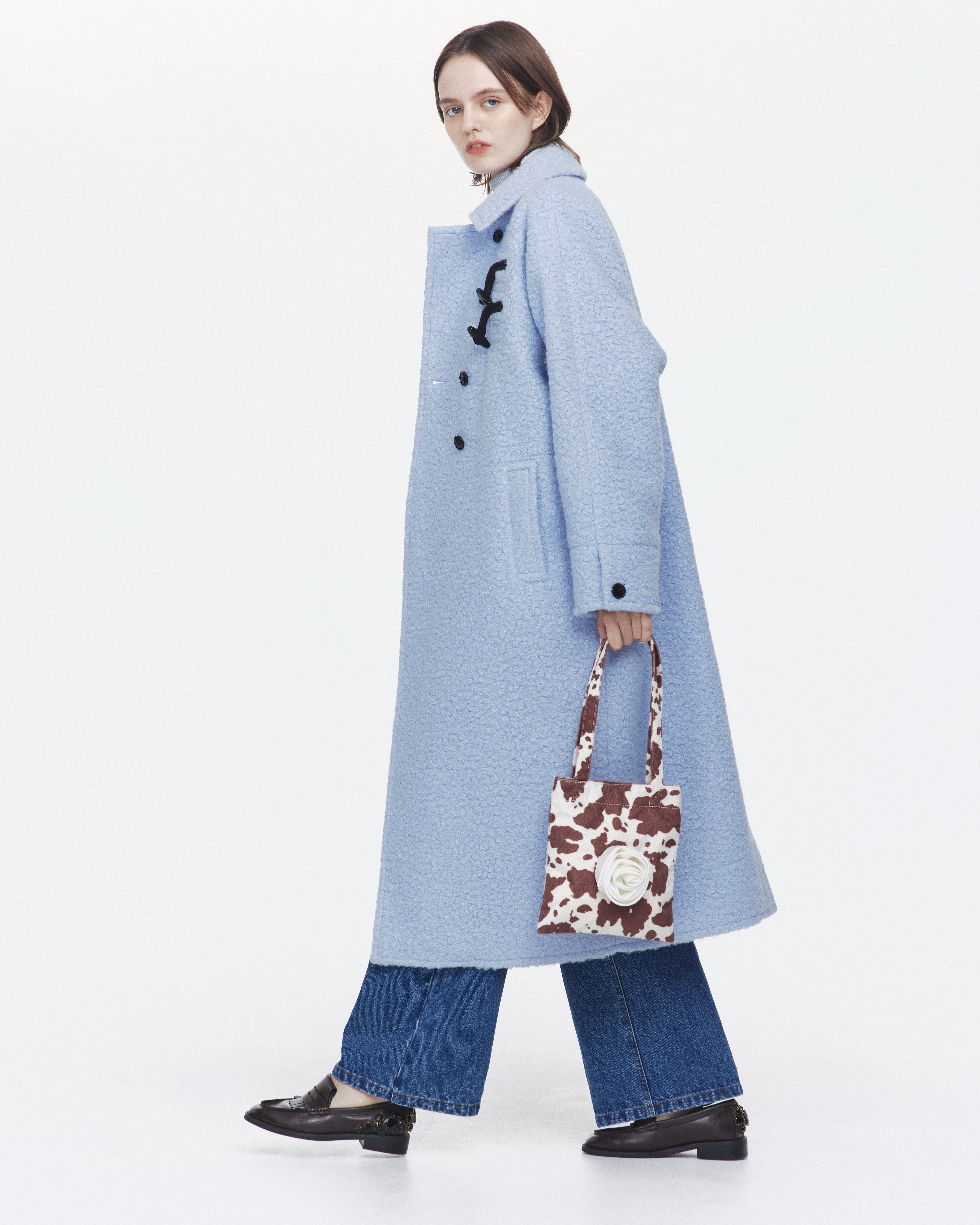 【即購入可】Bibiy MANON DUFFLE COAT BIBIY. MADE | MANON DUFFLE COAT BLUE｜Bibiy.