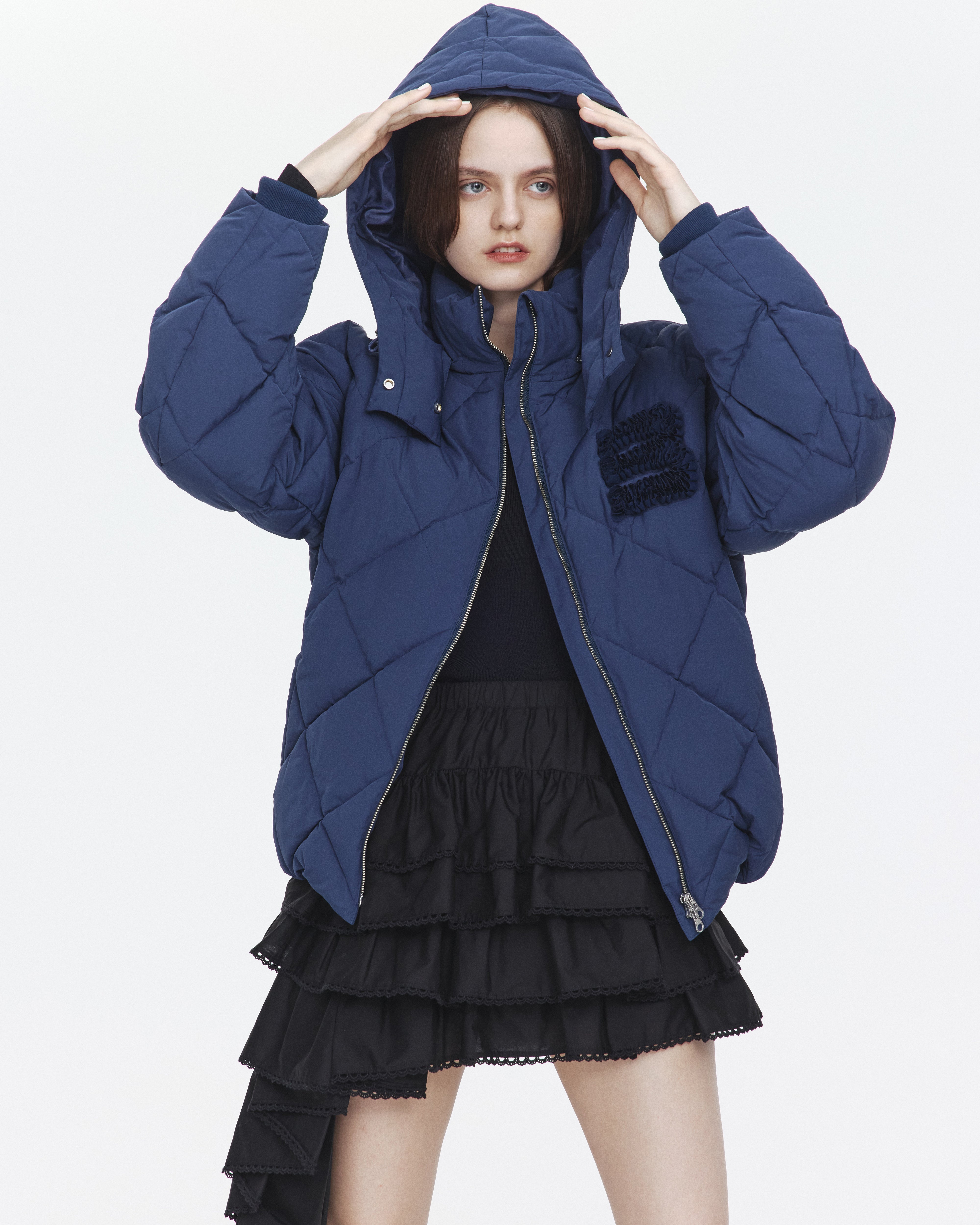 BIBIY. MADE | AVERY DOWN JACKET NAVY｜Bibiy.