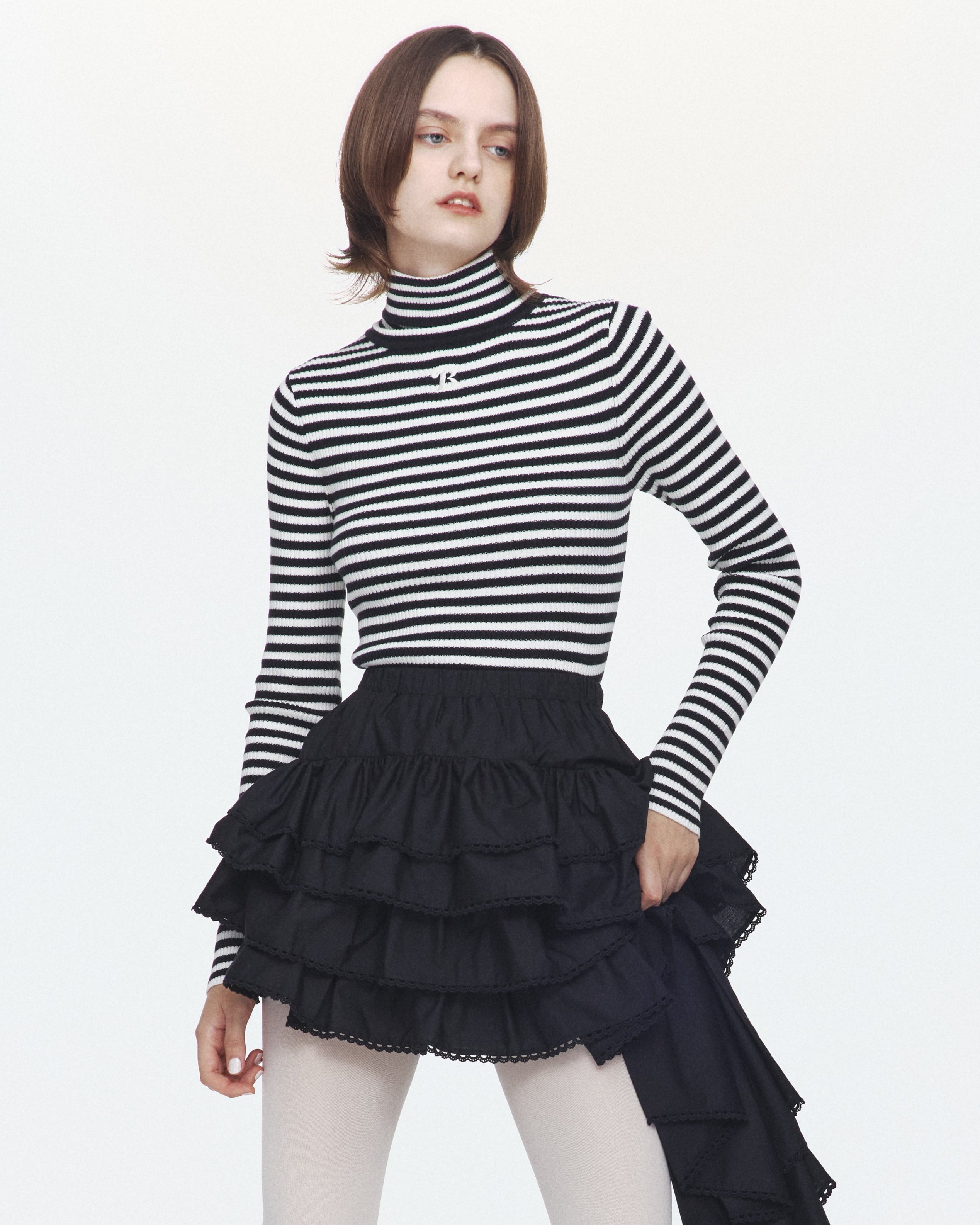 BIBIY. MADE | B. TURTLE KNIT BLACK｜Bibiy.