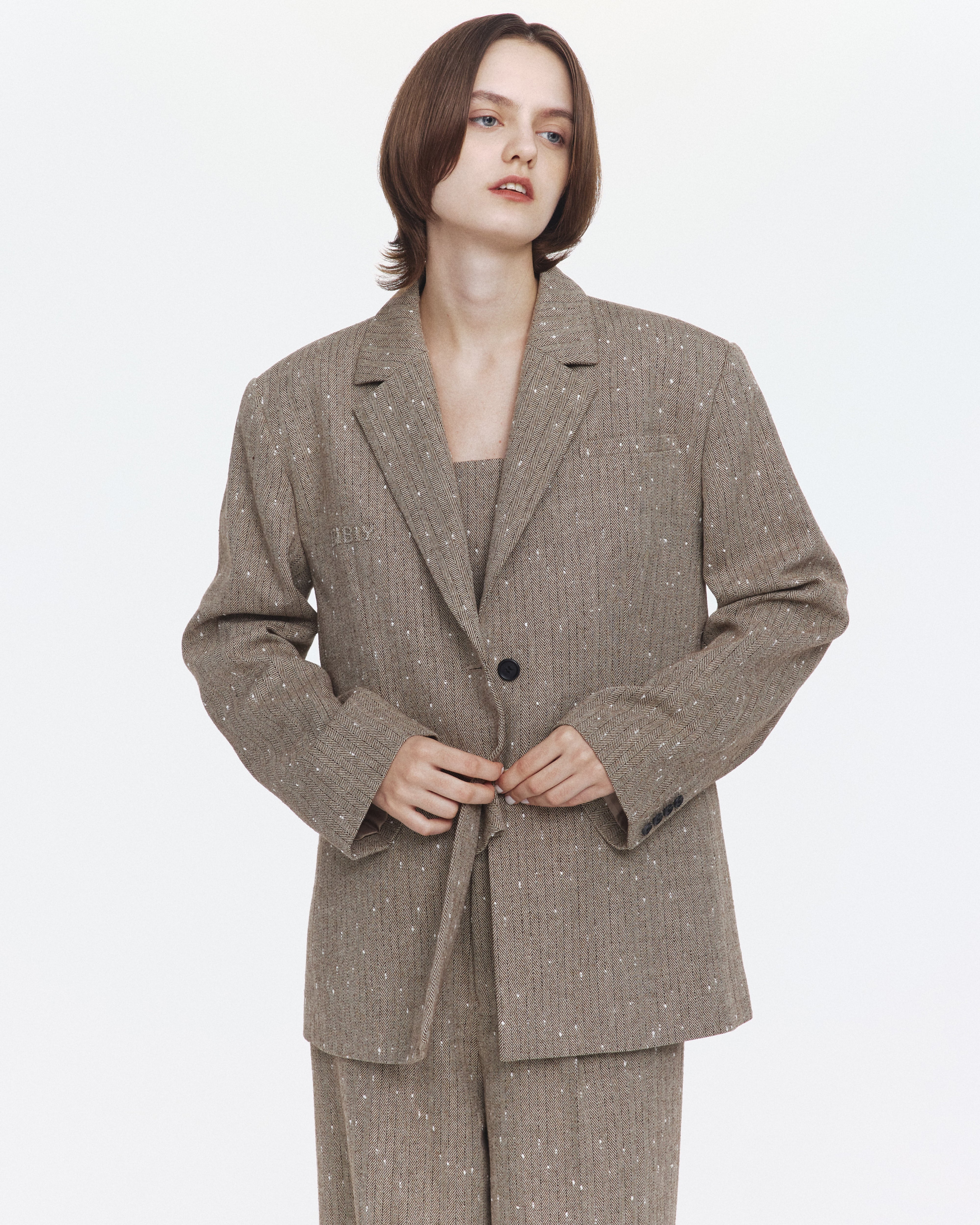 Bibiy jewel jacket ベージュ 即日発送【正規品】BIBIY JEWEL JACKET ベージュ - メルカリ