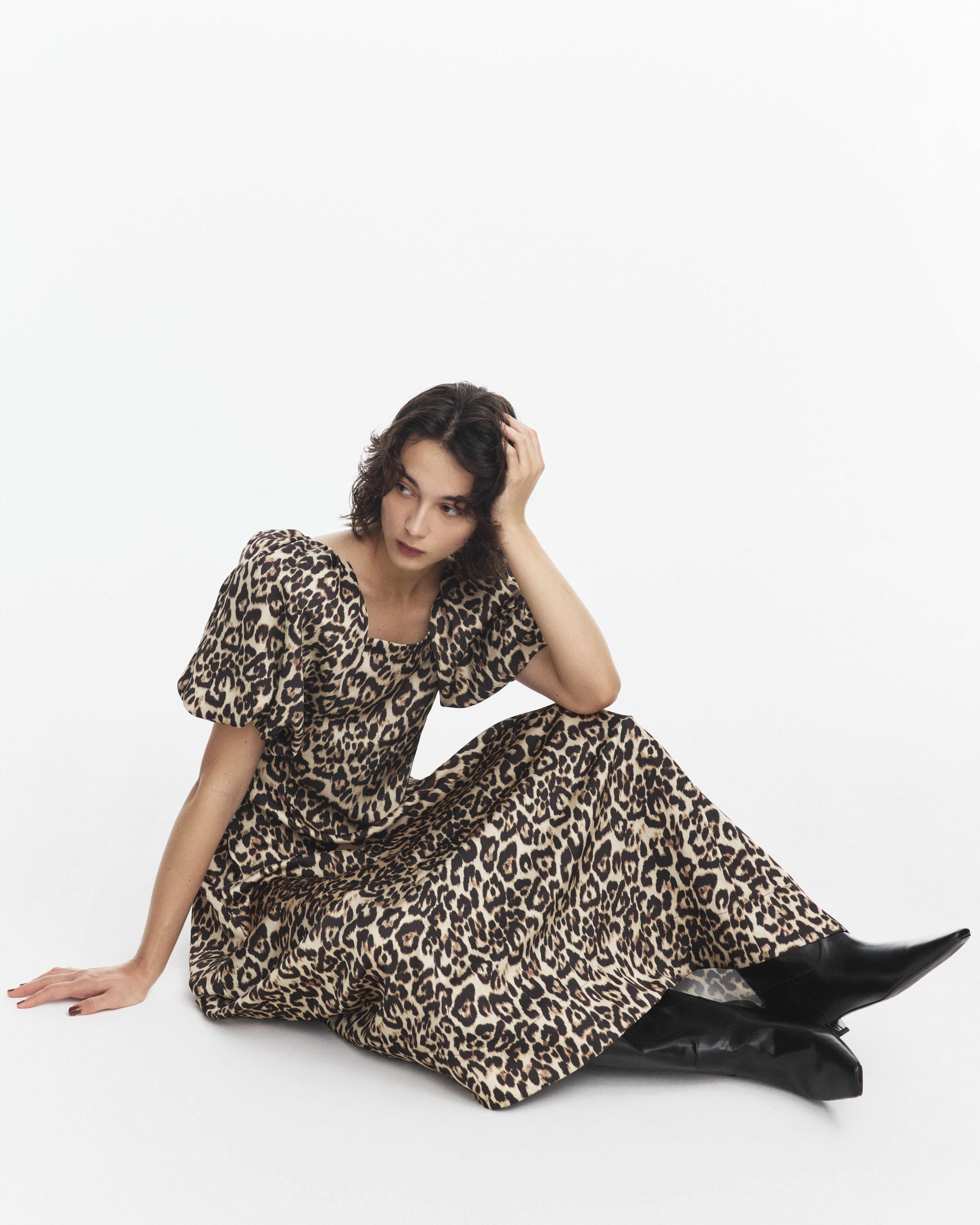 ANGIE LEOPARD DRESS
