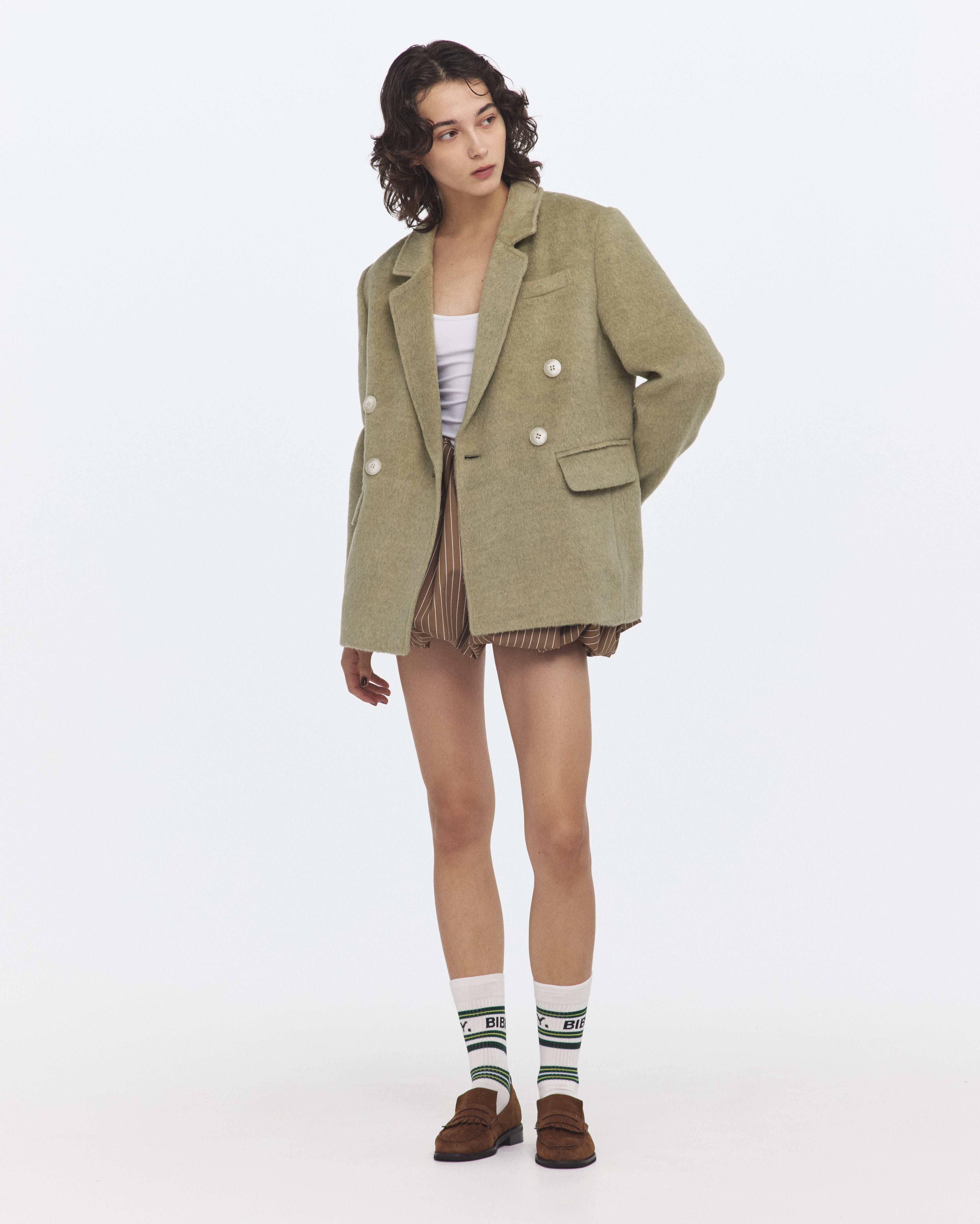 BIBIY. MADE | BLAIR BALLOON SKIRT BROWN｜Bibiy.