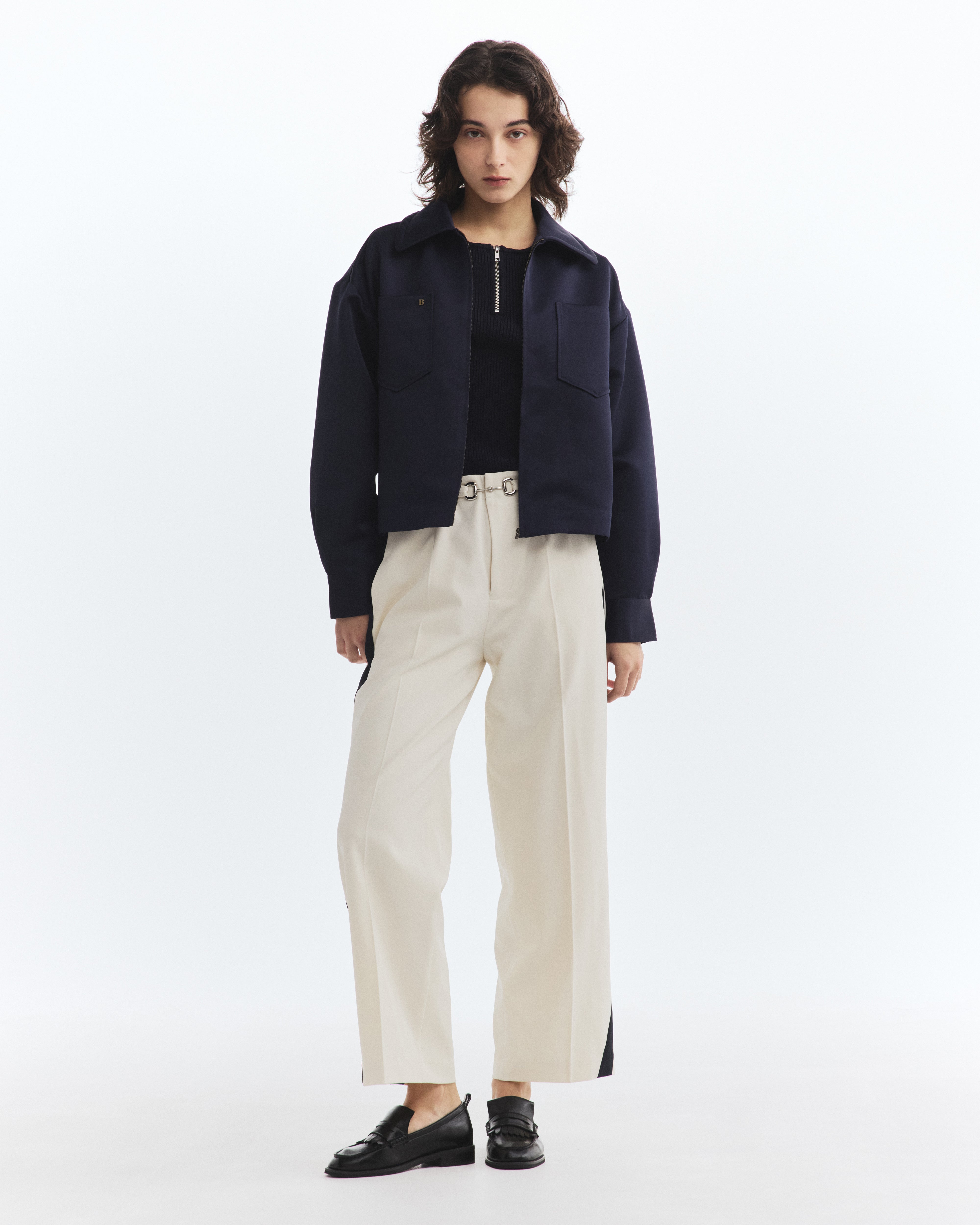 BIBIY. MADE | DIANA HORSEBIT SLACKS WHITE｜11/26｜Bibiy.