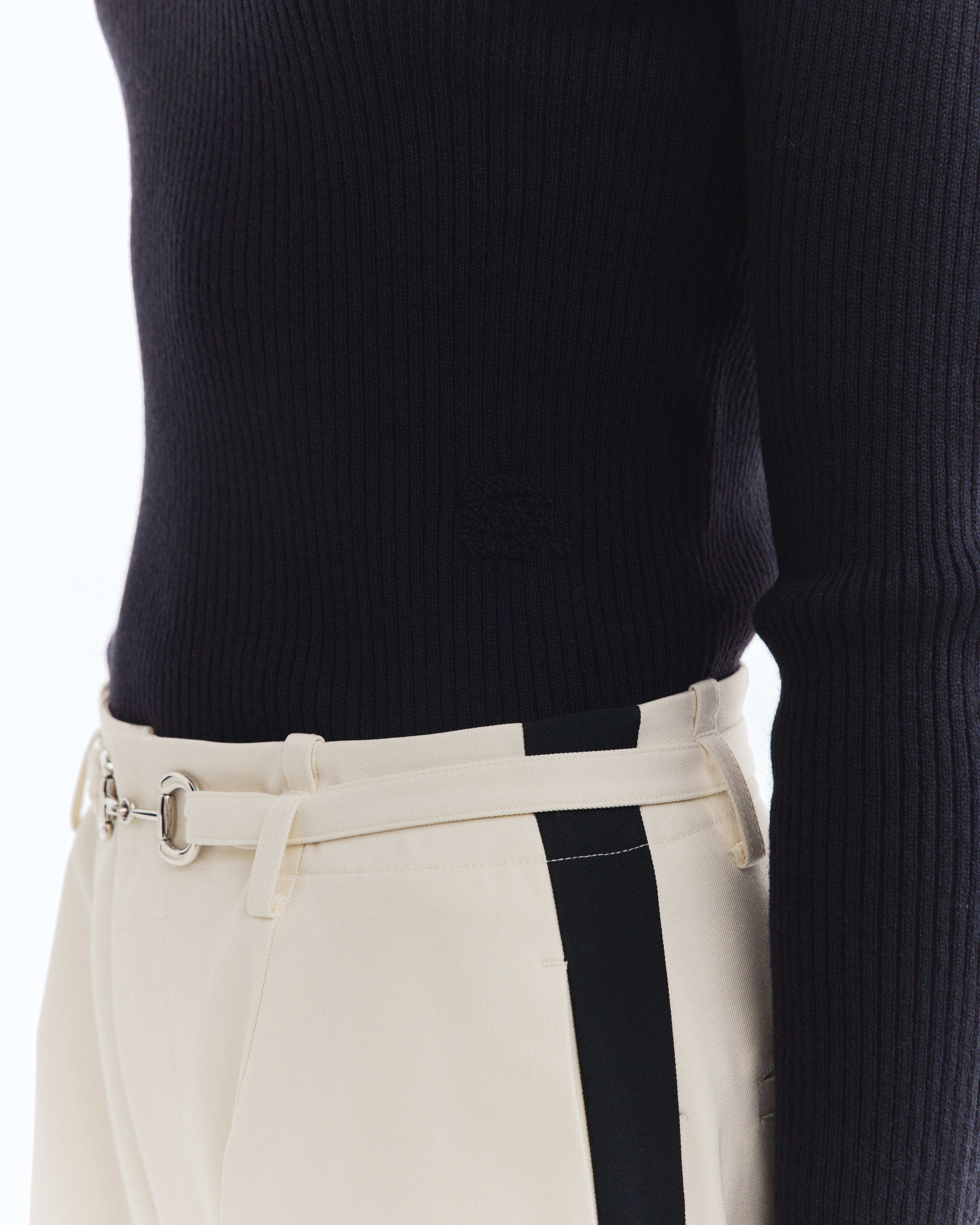 BIBIY. MADE | FRAN FUR KNIT NAVY｜Bibiy.