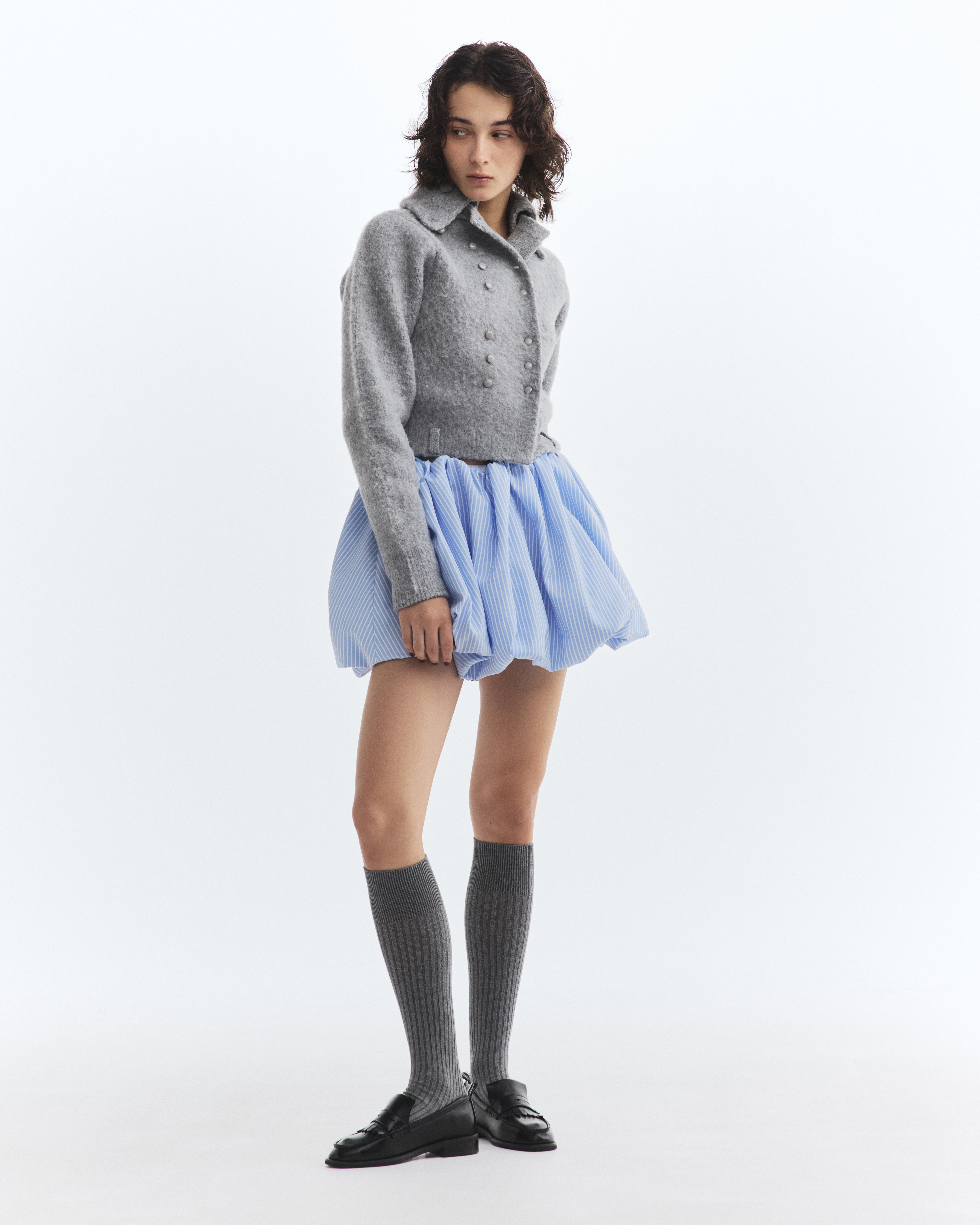 【正規品】Bibiy. BLAIR FLARE SKIRT bibiy BIBIY. MADE | BLAIR BALLOON SKIRT BLUE｜Bibiy.