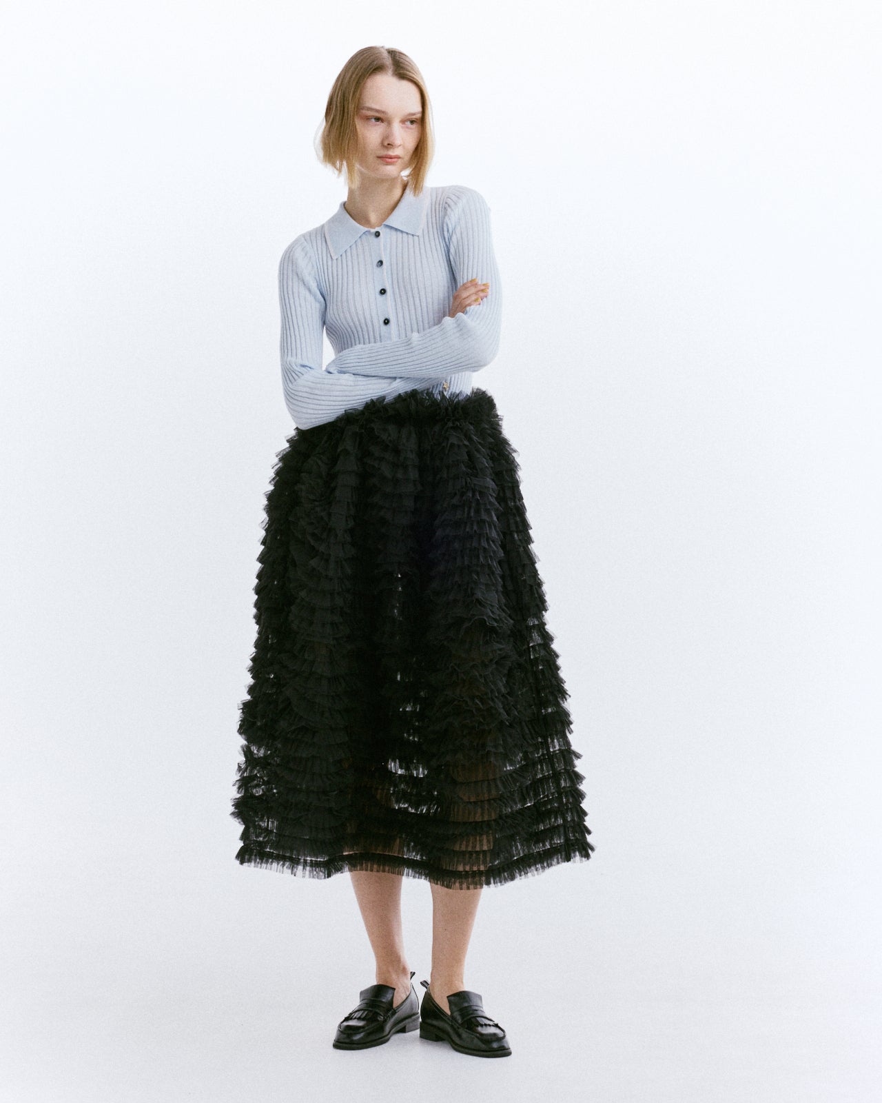 BIBIY. MADE | DARLENE SHUSHU SKIRT BLACK｜Bibiy.