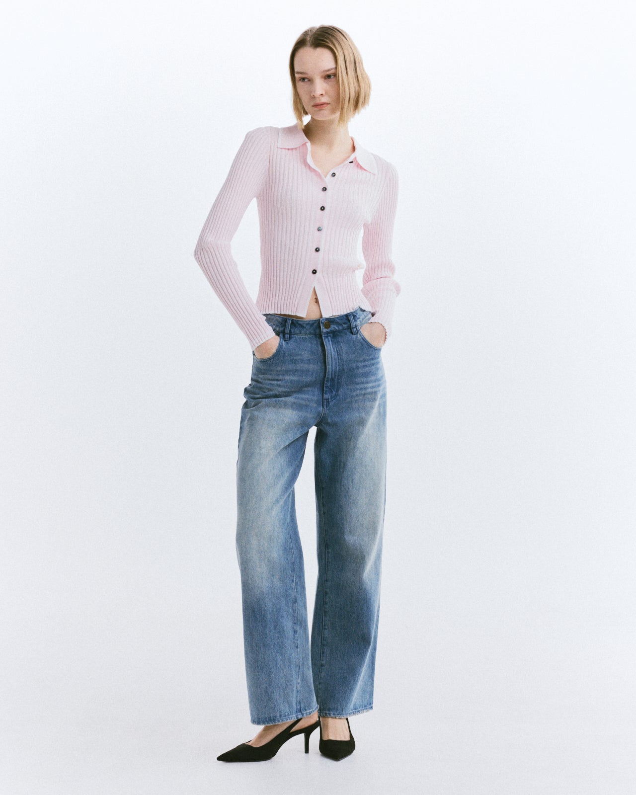Bibiy. ANITA STAR CARDIGAN ピンク 完売品 BIBIY. MADE | ANITA STAR CARDIGAN PINK｜Bibiy.