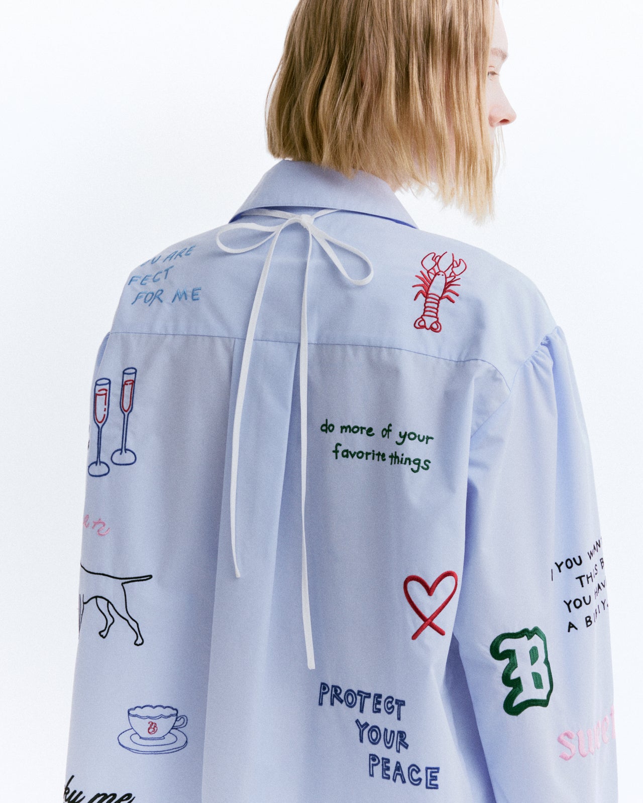 BIBIY. MADE | B. UNIVERSE SHIRT BLUE｜Bibiy.