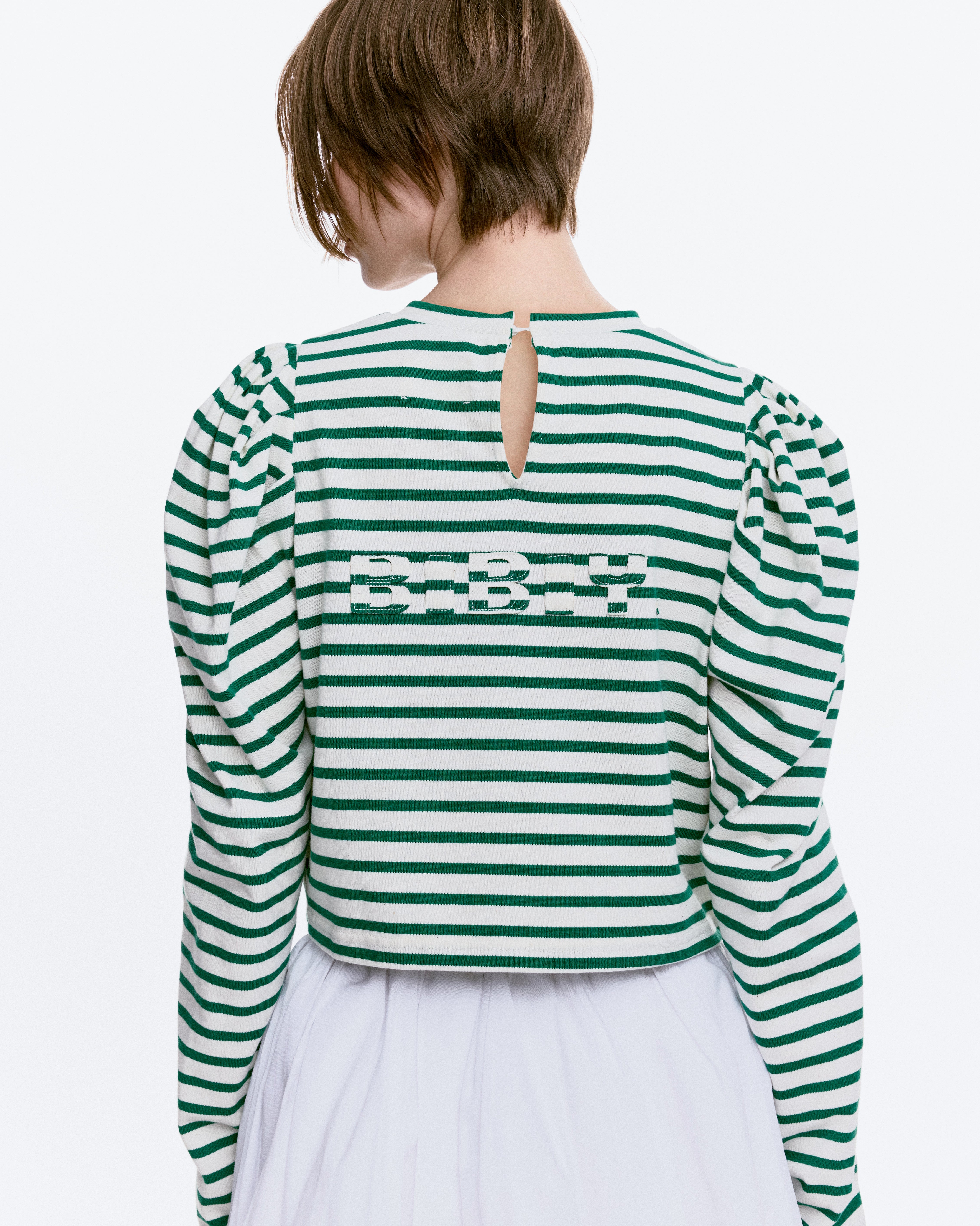 BIBIY. MADE | ROSETTE BORDER TOP GREEN｜NEW 2/13｜Bibiy.