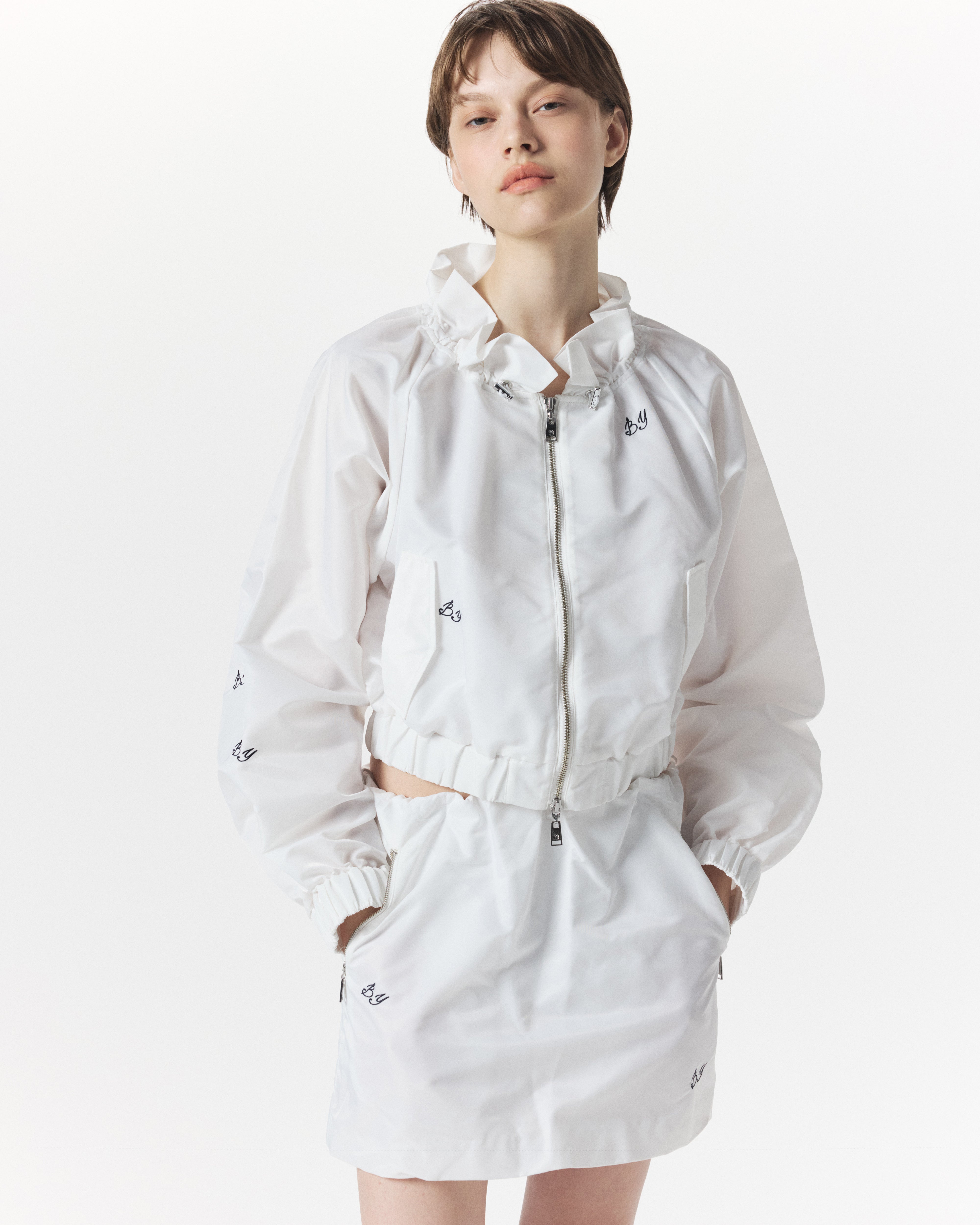 ジャケット・アウター bibiy /BY. BOMBER JACKET BIBIY. MADE | BY. BOMBER JACKET WHITE｜Bibiy.