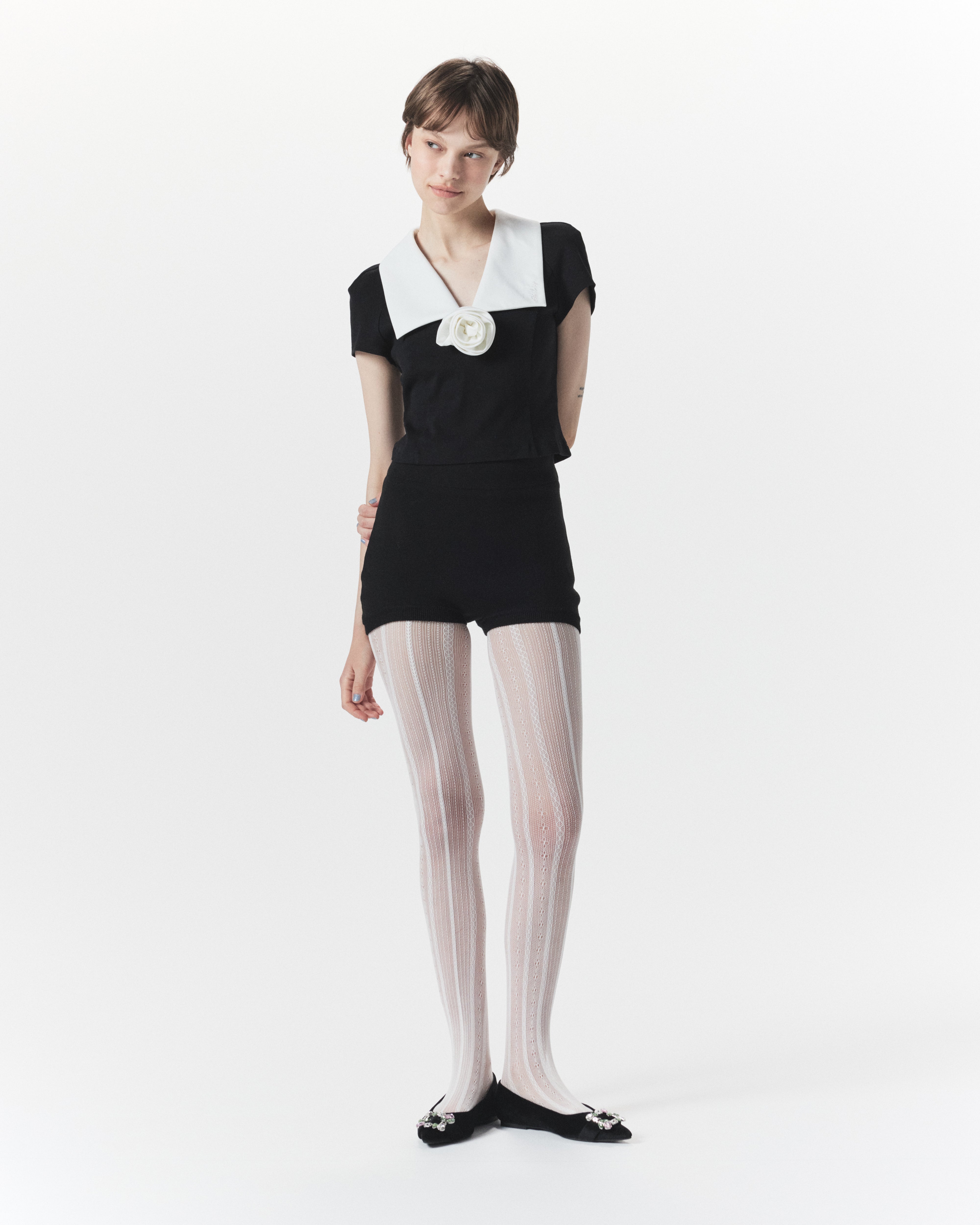 BIBIY. MADE | STEPHANIE ROSETTE TOP｜Bibiy.