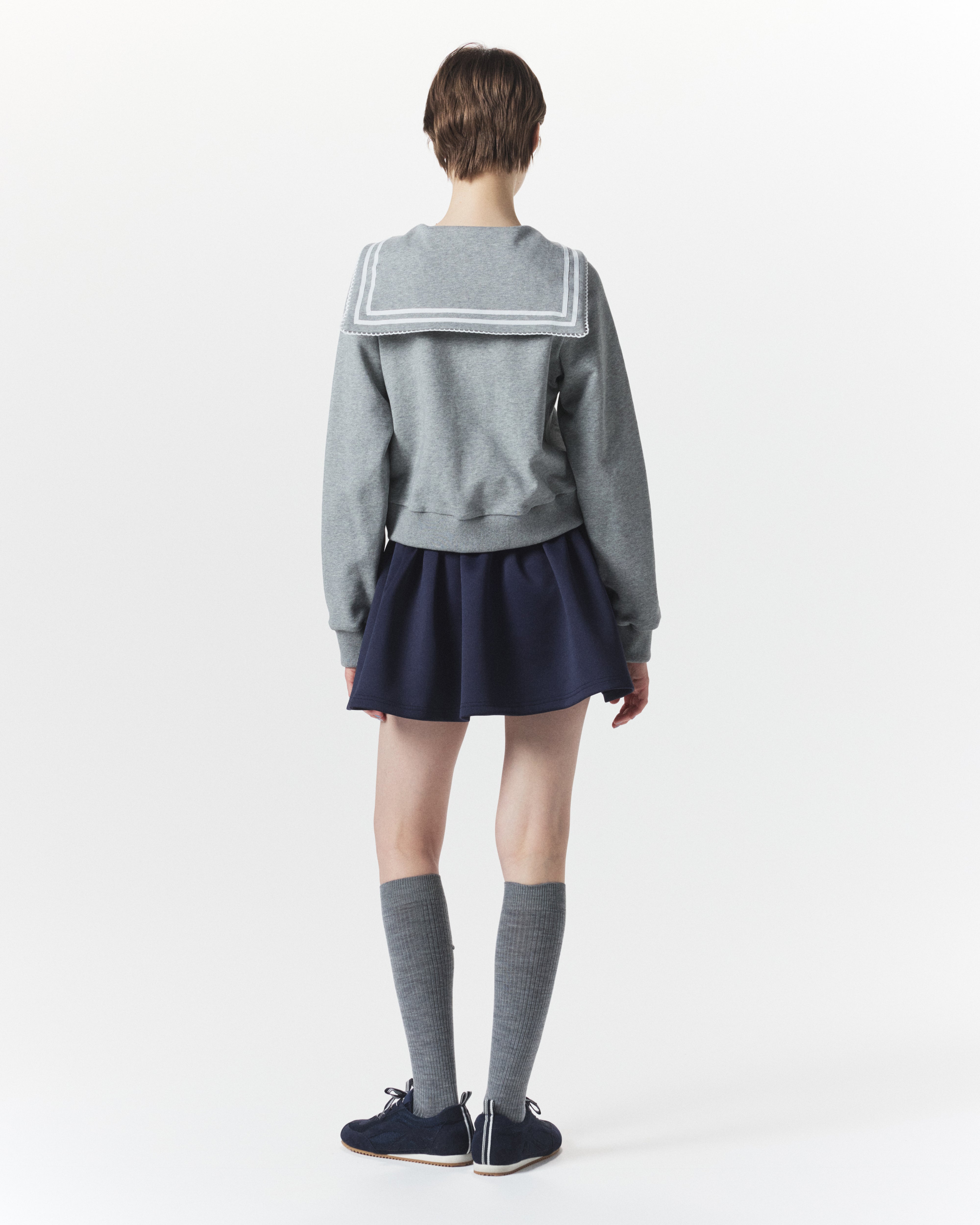 BIBIY. MADE | B. MARINER SWEATSHIRT GRAY｜Bibiy.