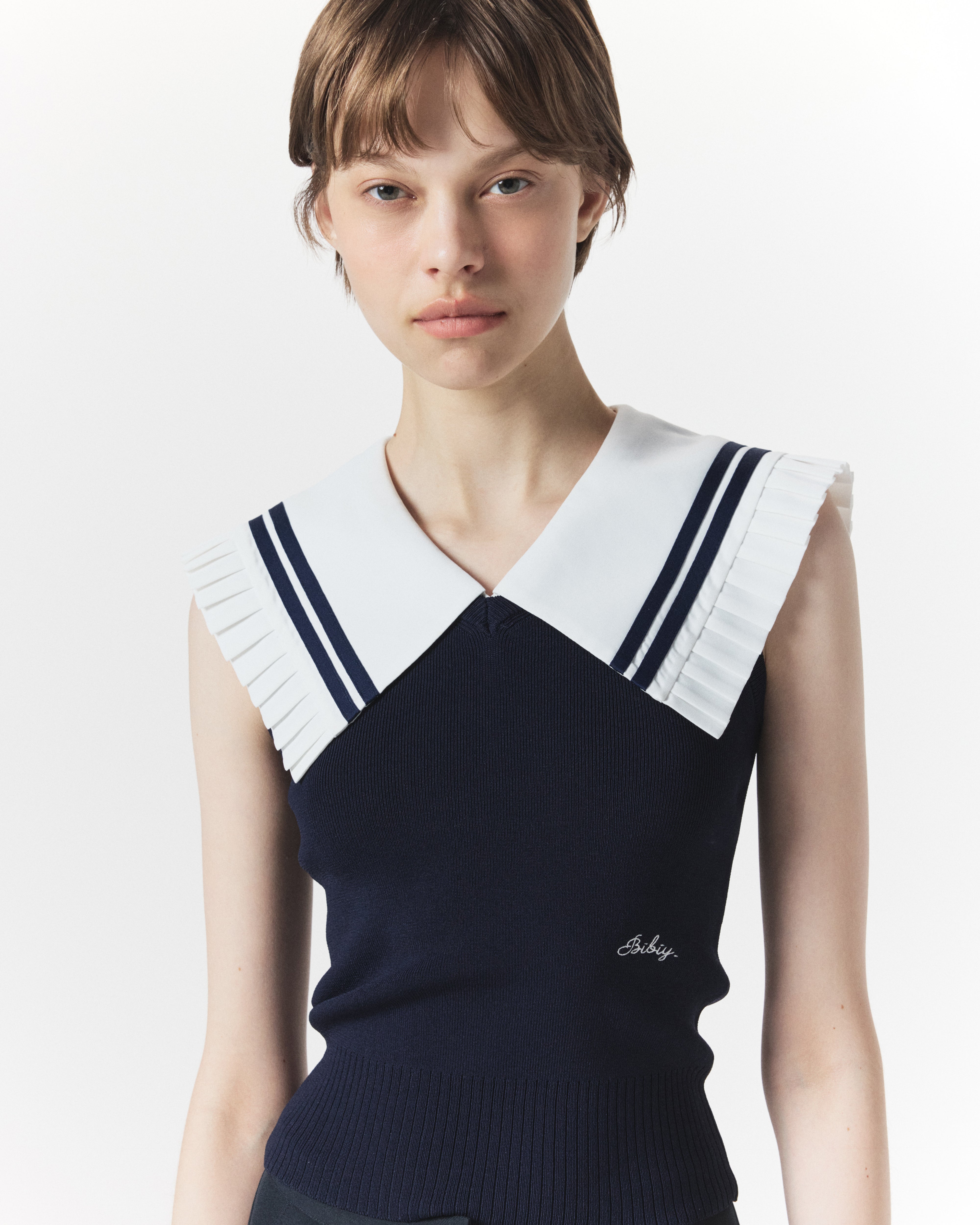 トップス bibiy B. MARINER VEST BIBIY. MADE | B. MARINER VEST｜Bibiy.