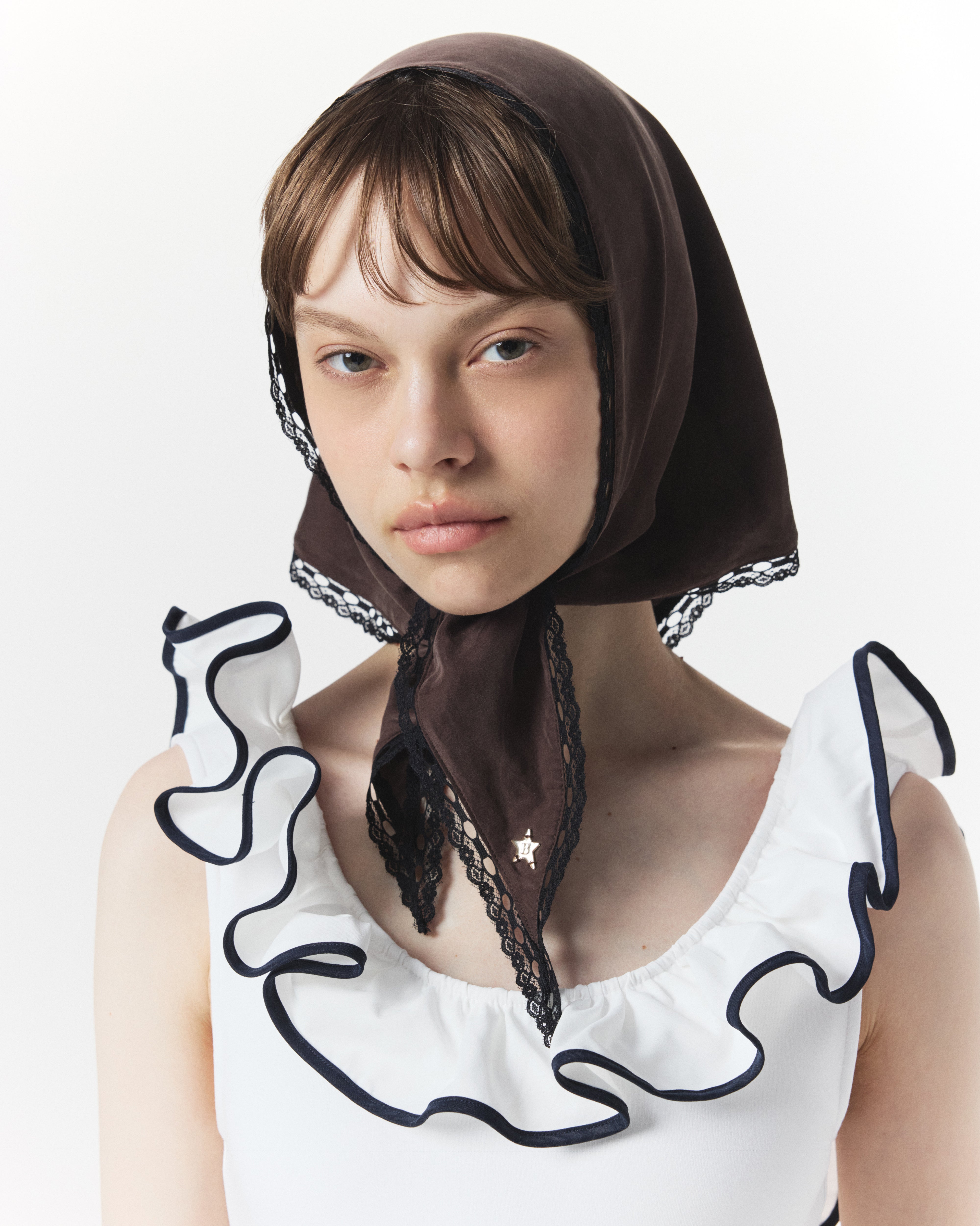 BIBIY. MADE | B. CHOCOLATE SCARF｜Bibiy.