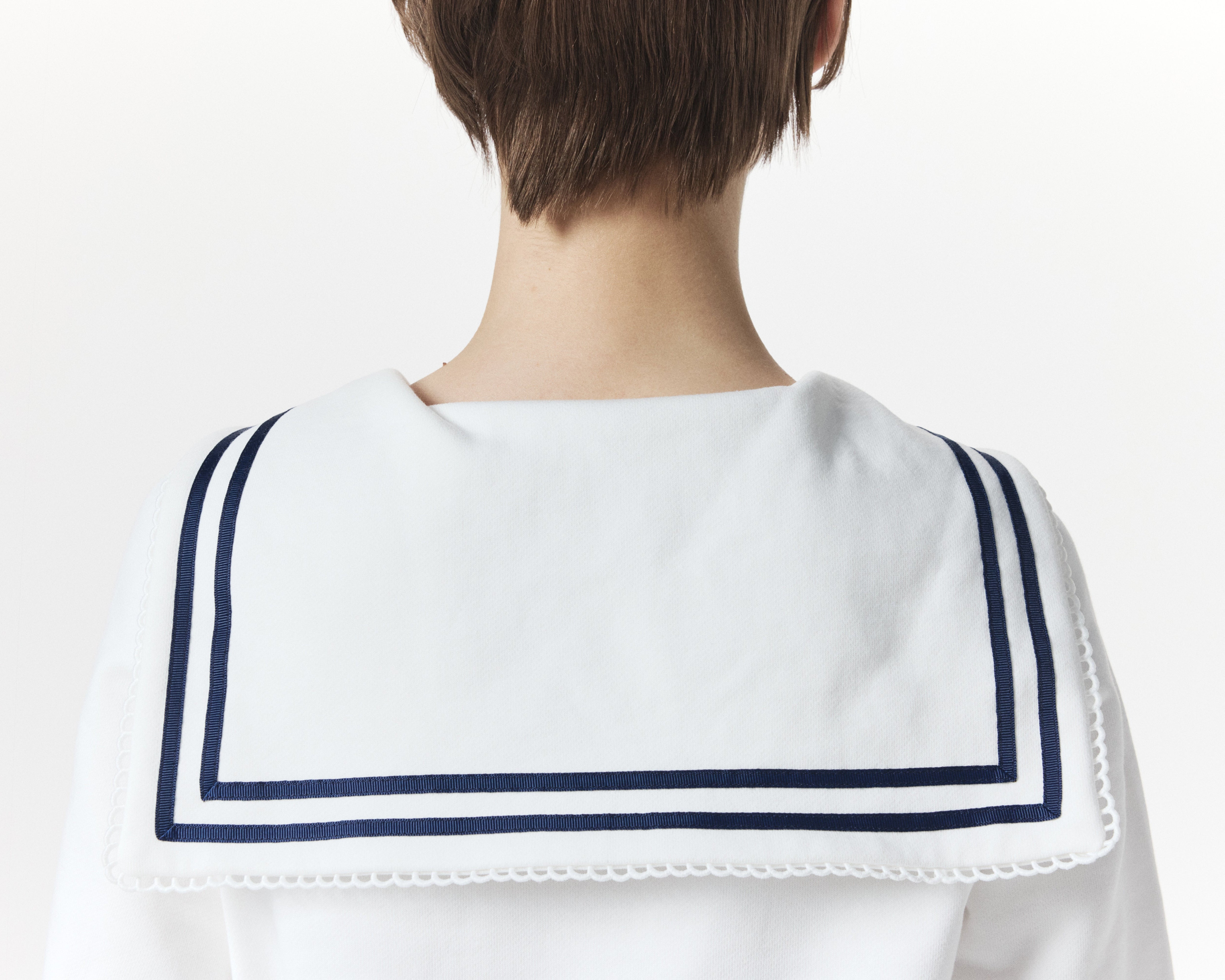BIBIY. MADE | B. MARINER SWEATSHIRT WHITE｜Bibiy.