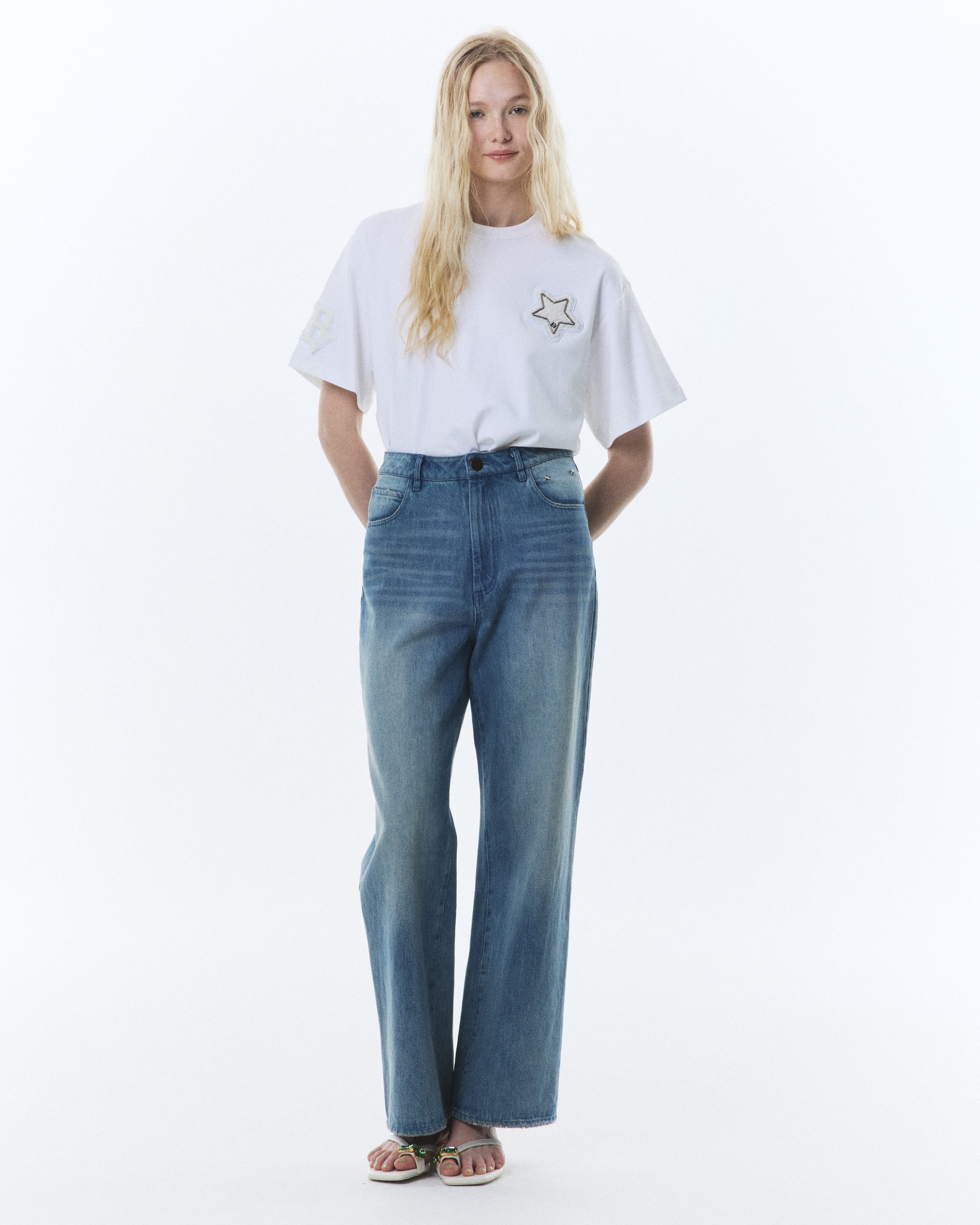 bibiy 完売品　B. STAR TEE BIBIY. MADE | B. STAR TEE WHITE｜Bibiy.