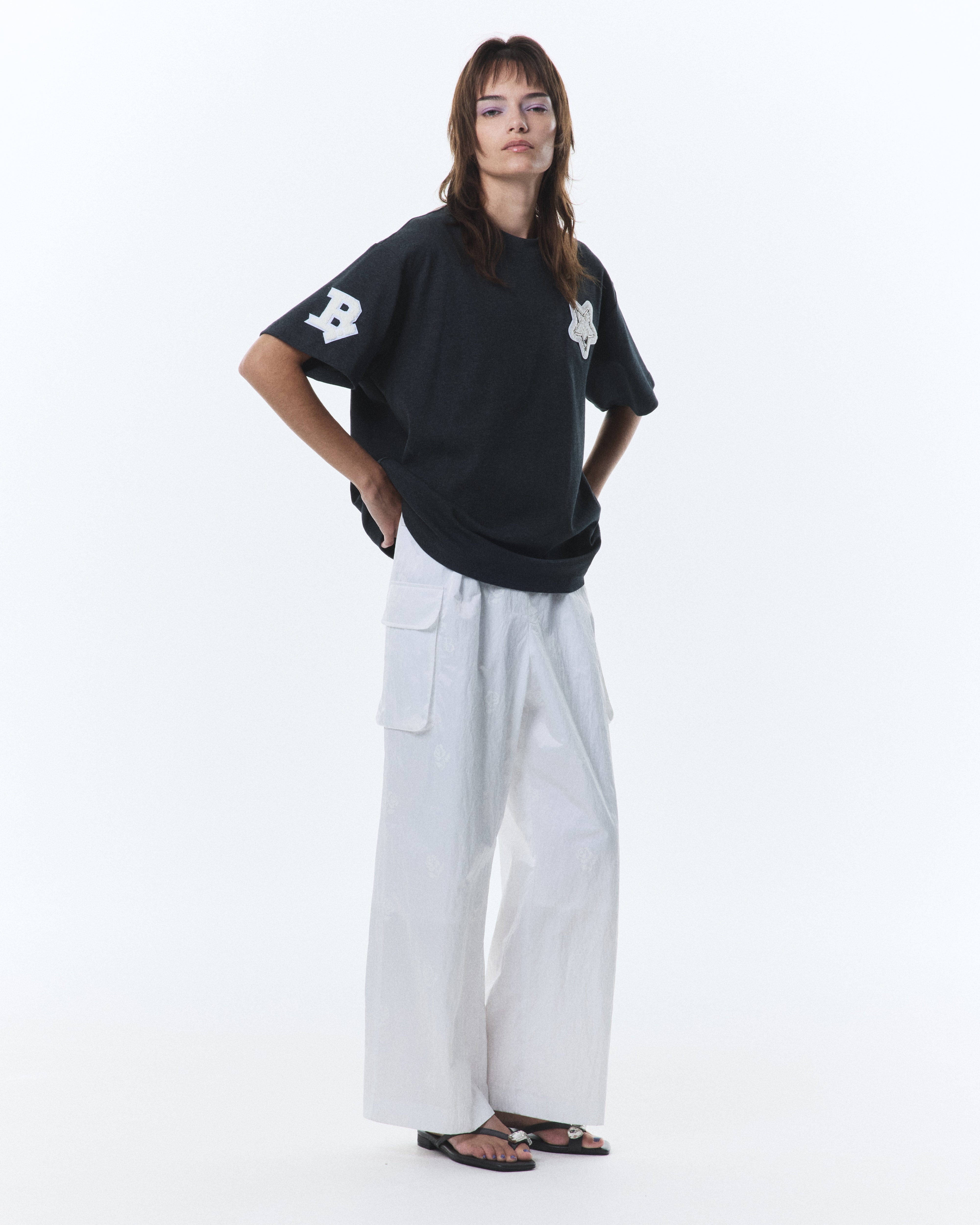 BIBIY. MADE | B. STAR TEE GRAY｜Bibiy.