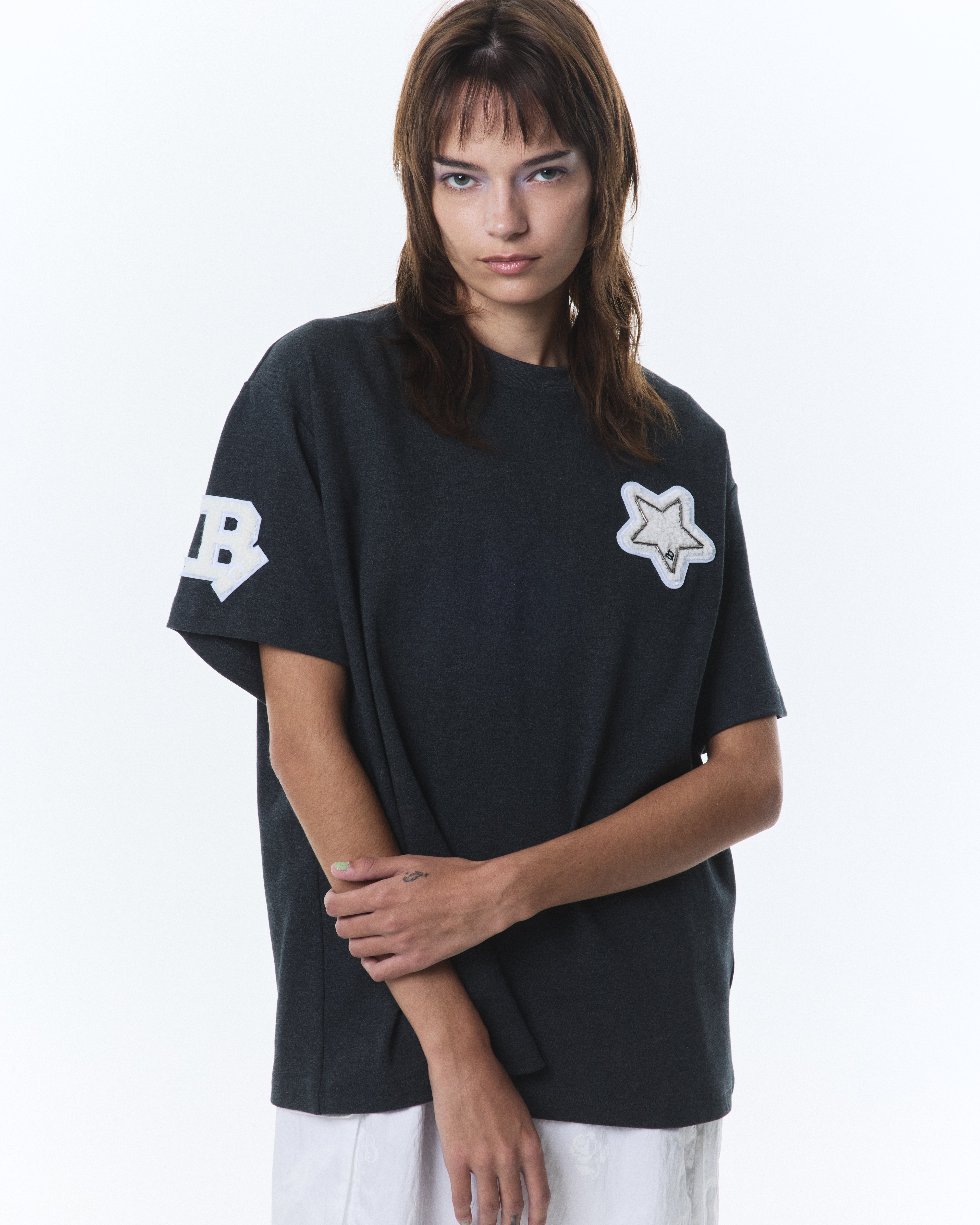 正規品　Bibiy. B STAR Tシャツ BIBIY. MADE | B. STAR TEE GRAY｜Bibiy.
