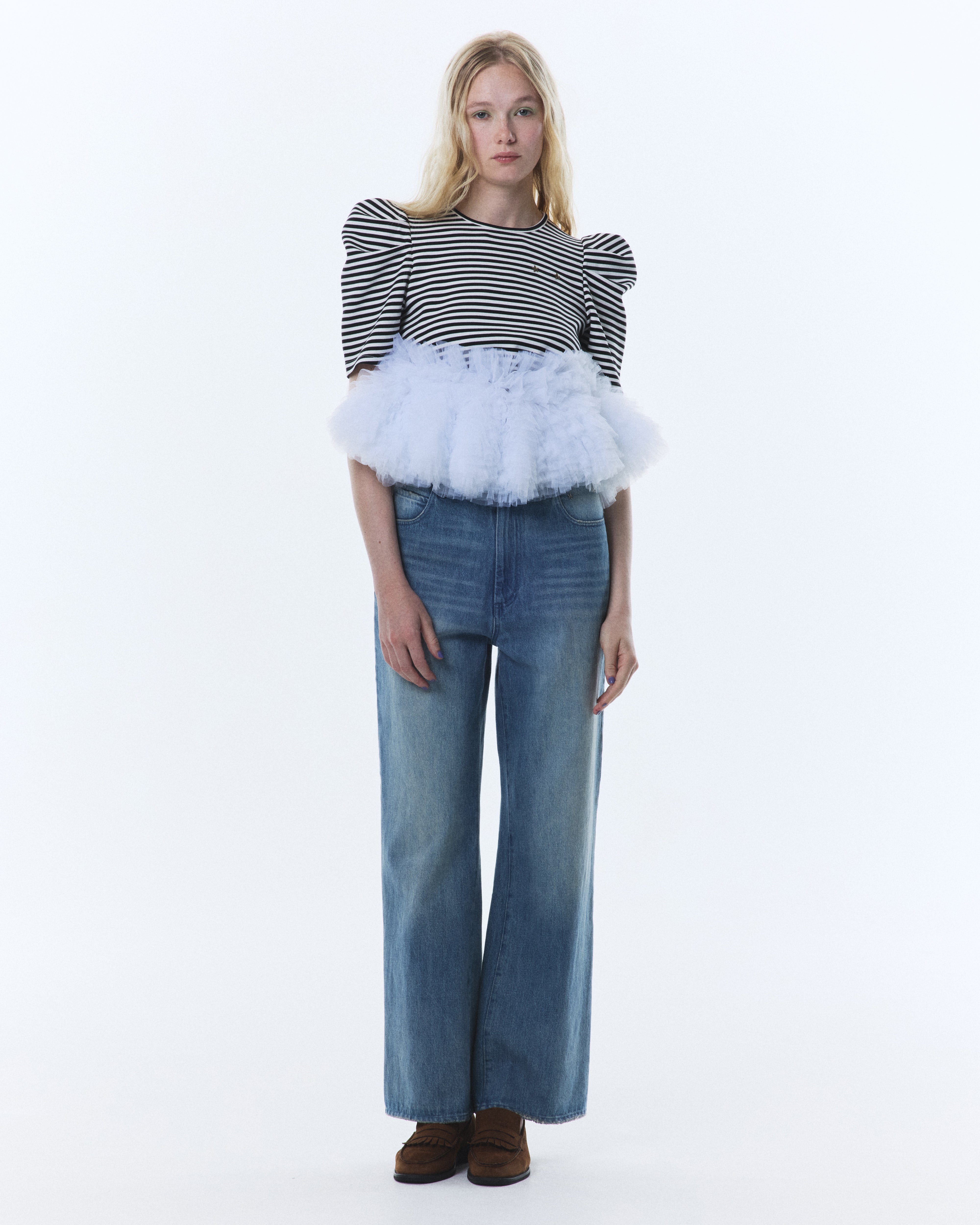 Aさま専用☺︎Bibiy FRANCINE TULLE TEE 半袖 BIBIY. MADE | FRANCINE TULLE TEE BLACK｜Bibiy.