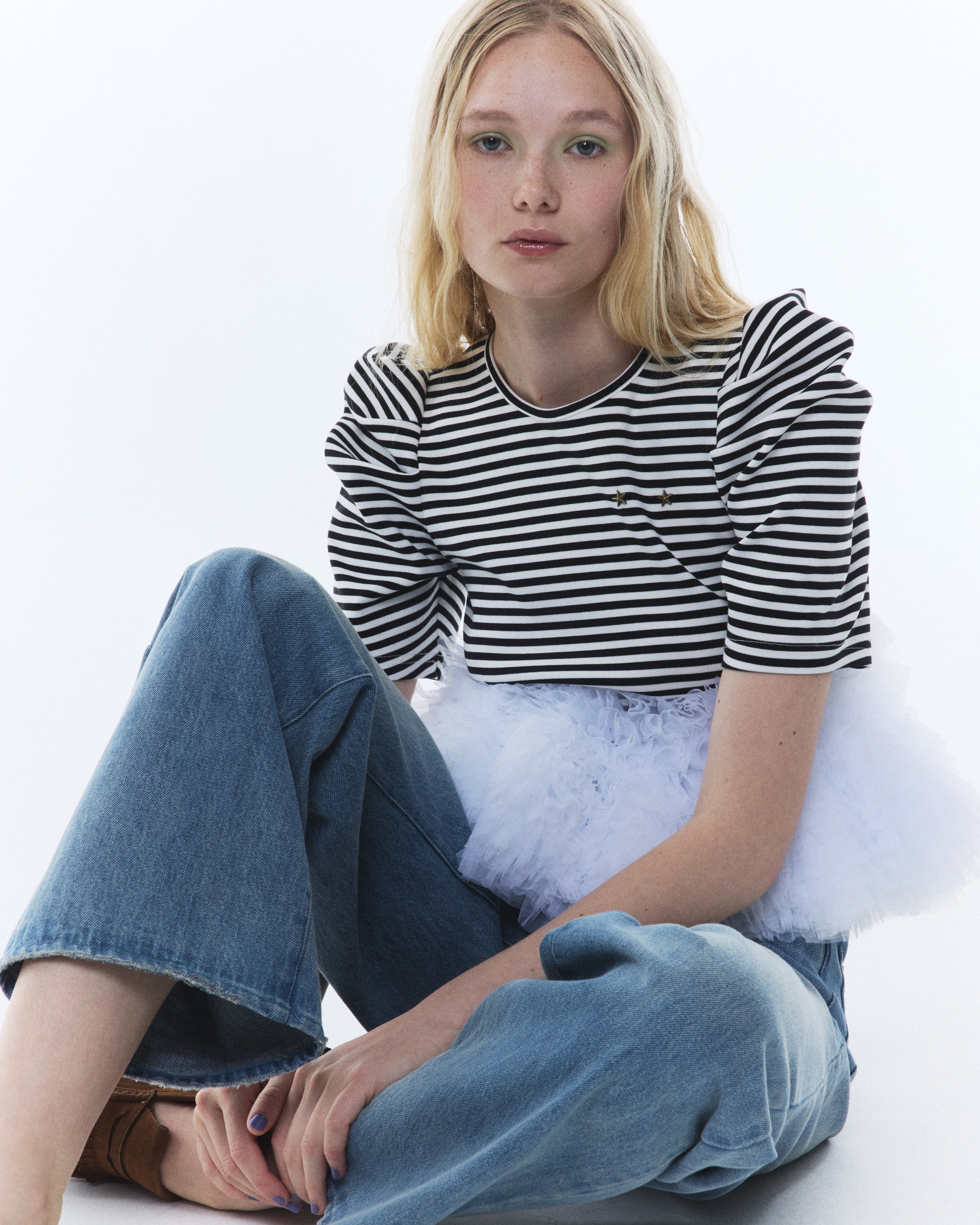 Aさま専用☺︎Bibiy FRANCINE TULLE TEE 半袖 BIBIY. MADE | FRANCINE TULLE TEE BLACK｜Bibiy.