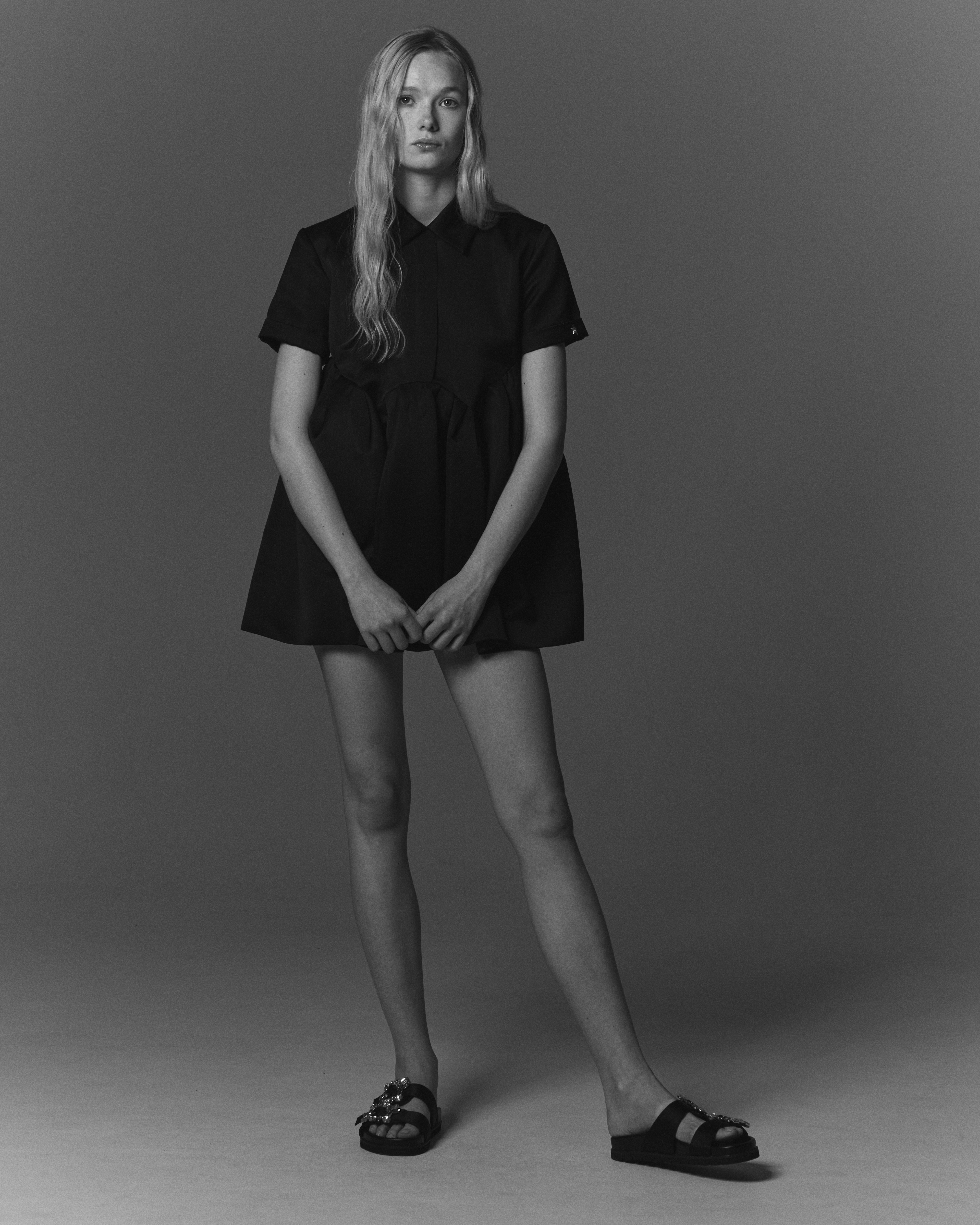 BIBIY. MADE | BIANCA SHIRT DRESS BLACK｜Bibiy.