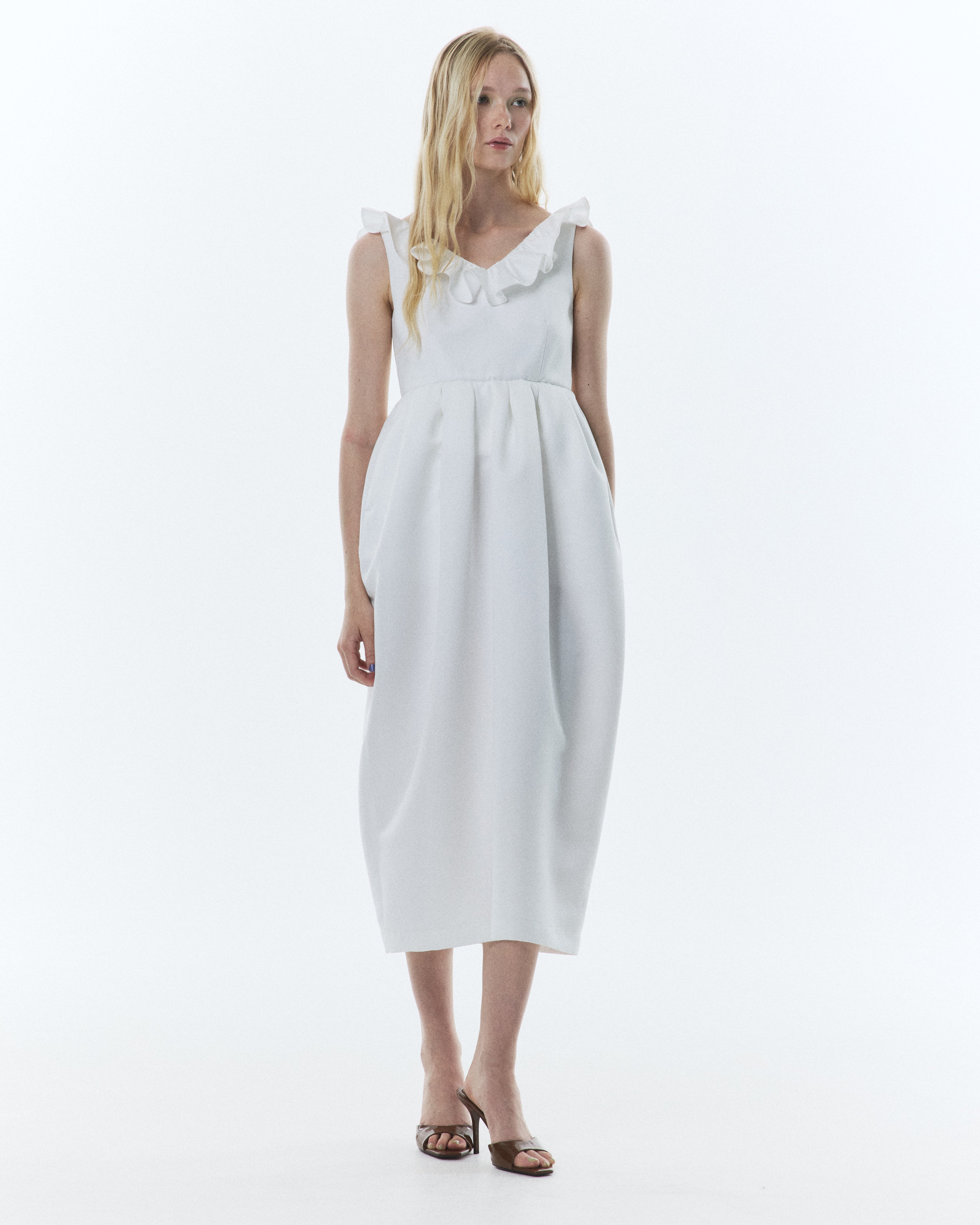 BIBIY. MADE | CORALINE DRESS WHITE｜Bibiy.