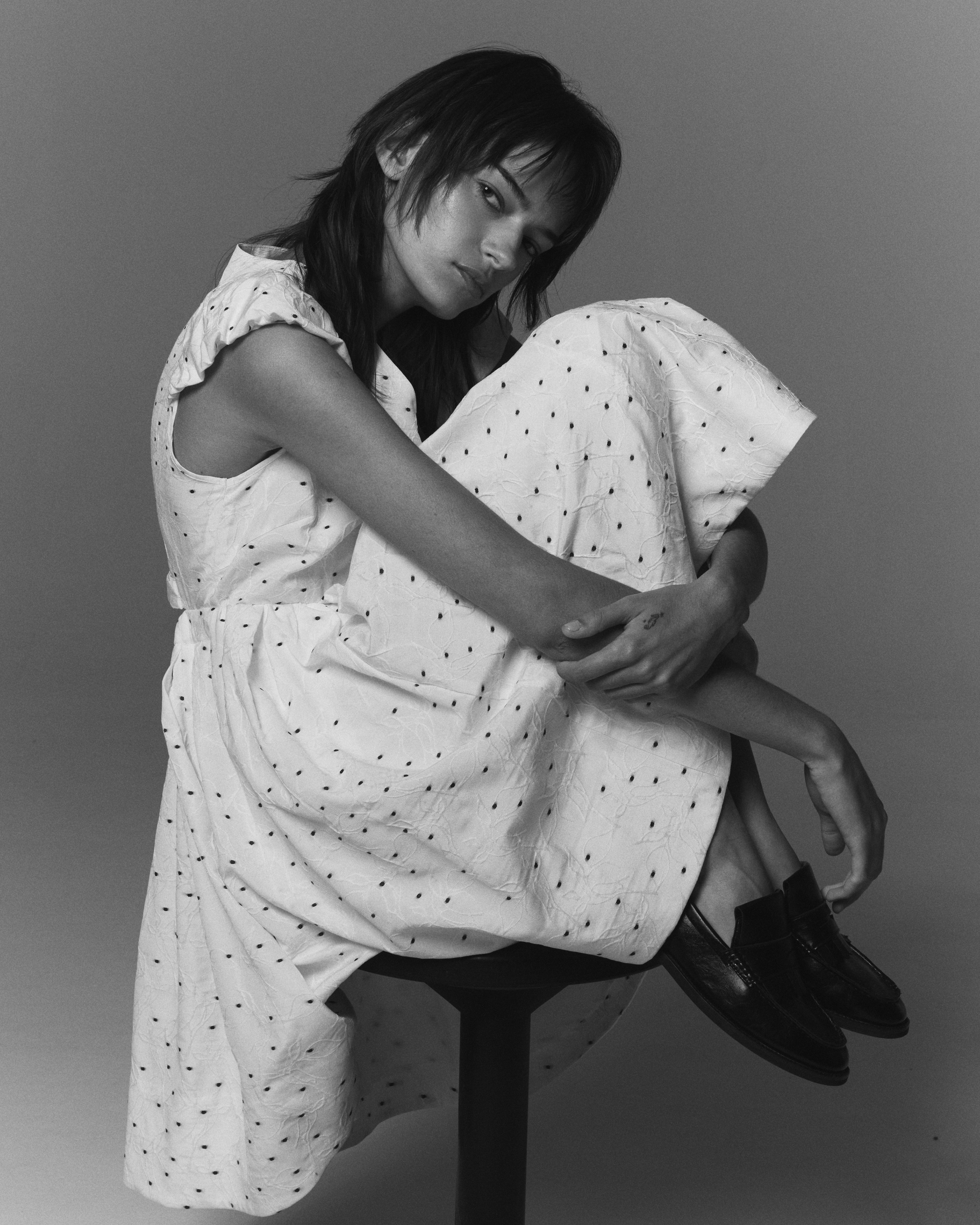 BIBIY. MADE | MARY DOT DRESS WHITE｜Bibiy.