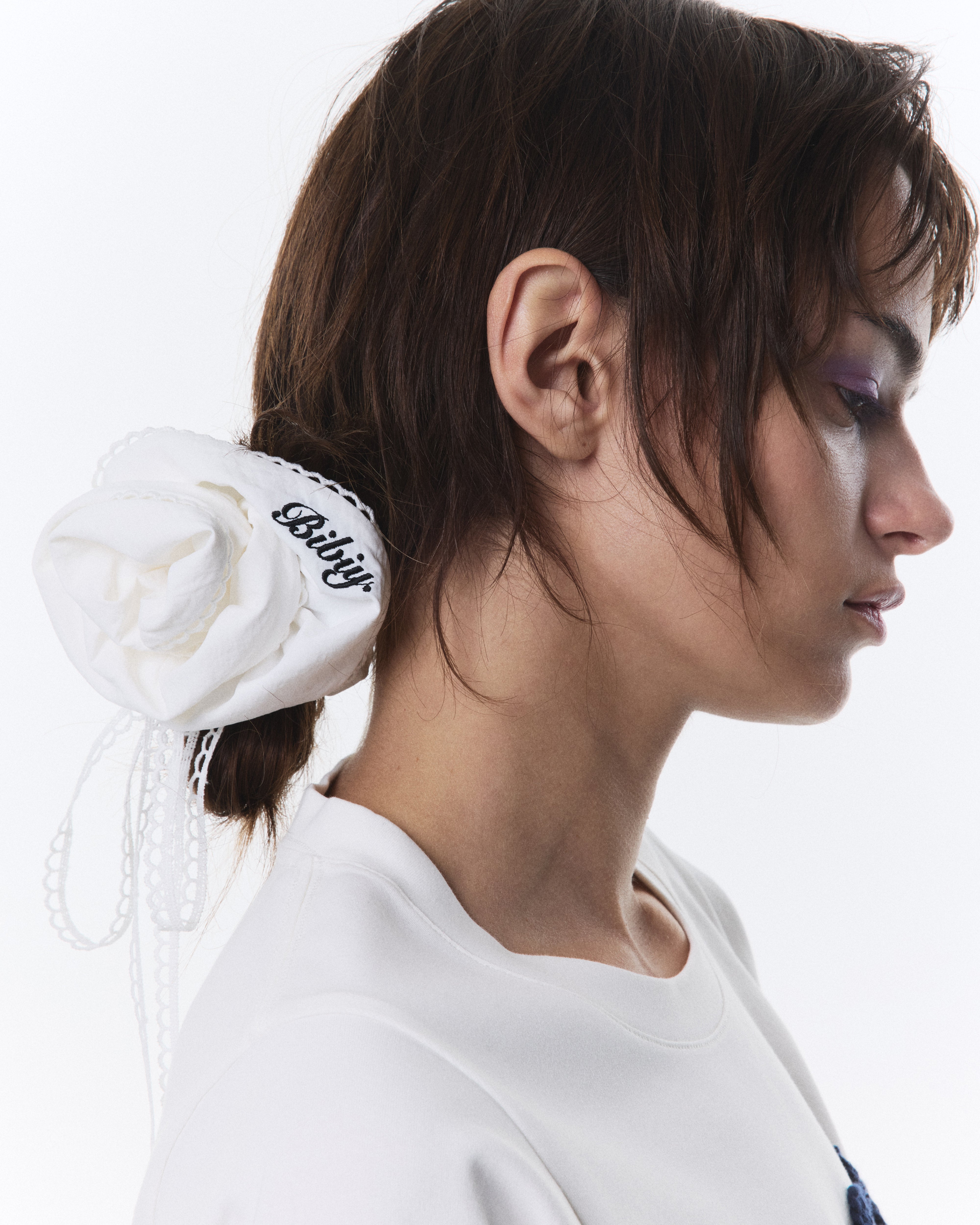 Bibiy. ROSETTE TEE ホワイト BIBIY. MADE | ROSETTE TEE WHITE｜Bibiy.