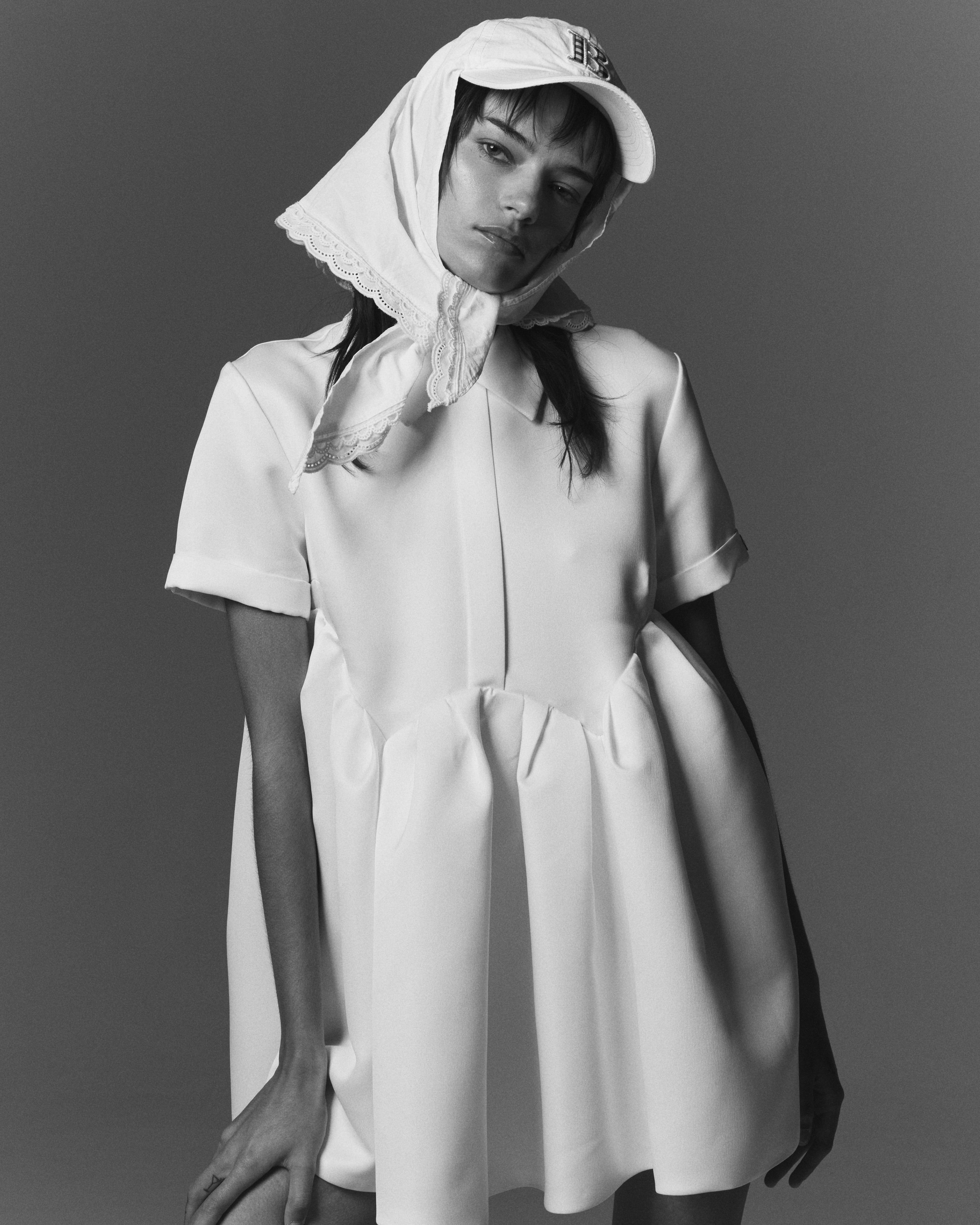 BIBIY. MADE | B. SCARF CAP WHITE｜Bibiy.