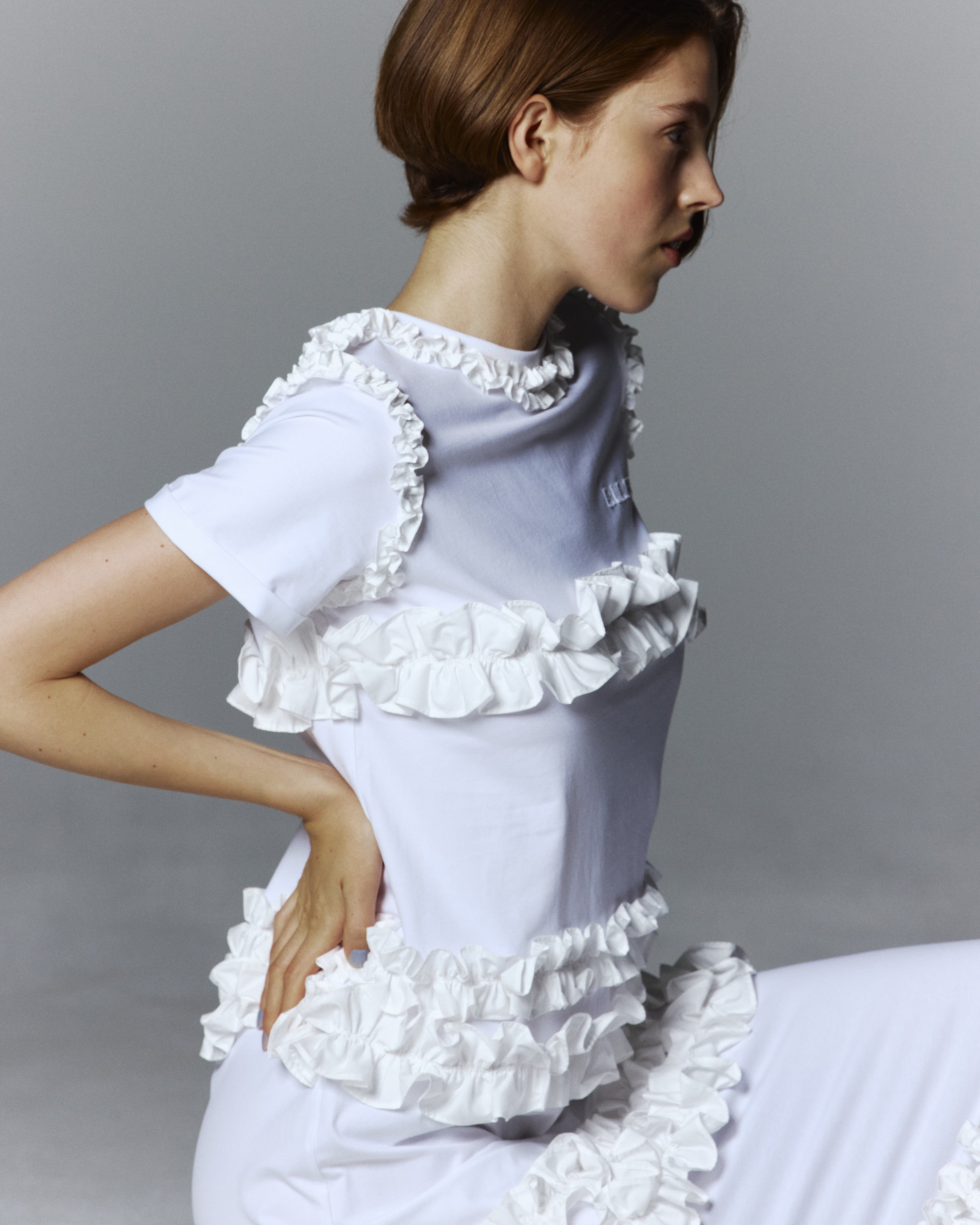 IRIS RUFFLE DRESS