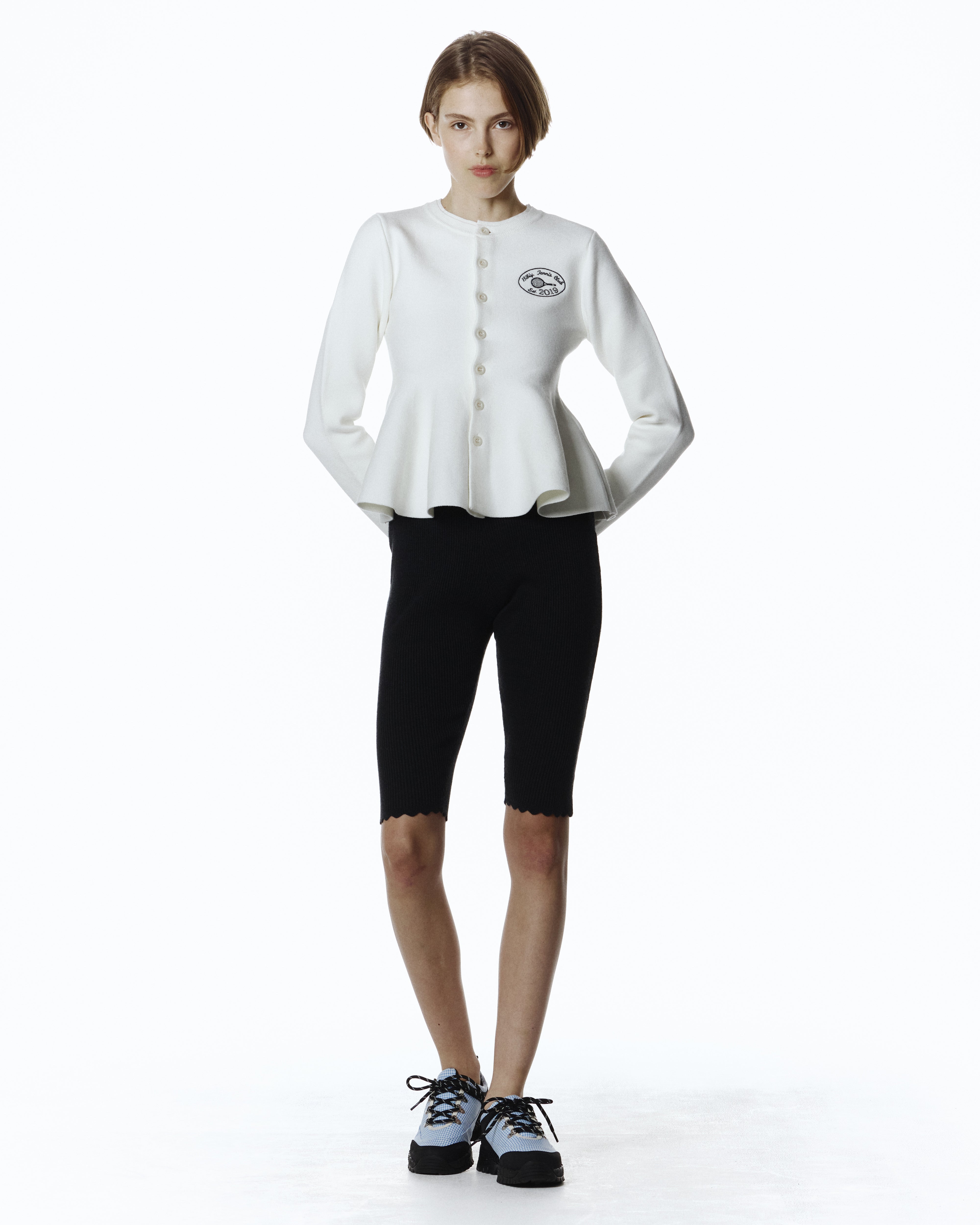 BIBIY. MADE | BIBIY. TENNIS CLUB CARDIGAN WHITE｜New 7/10｜Bibiy.