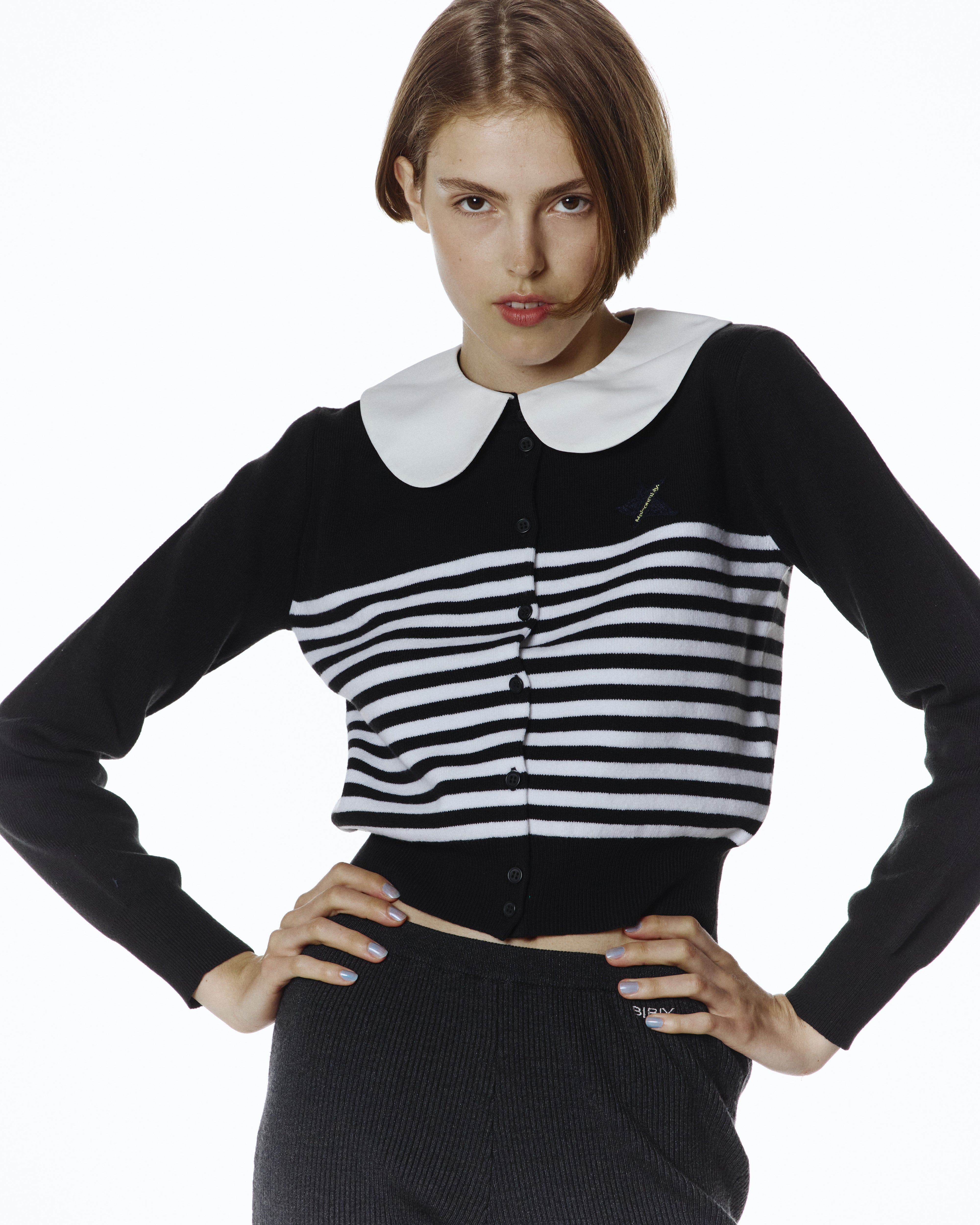 BIBIY. STAR BORDER CARDIGAN