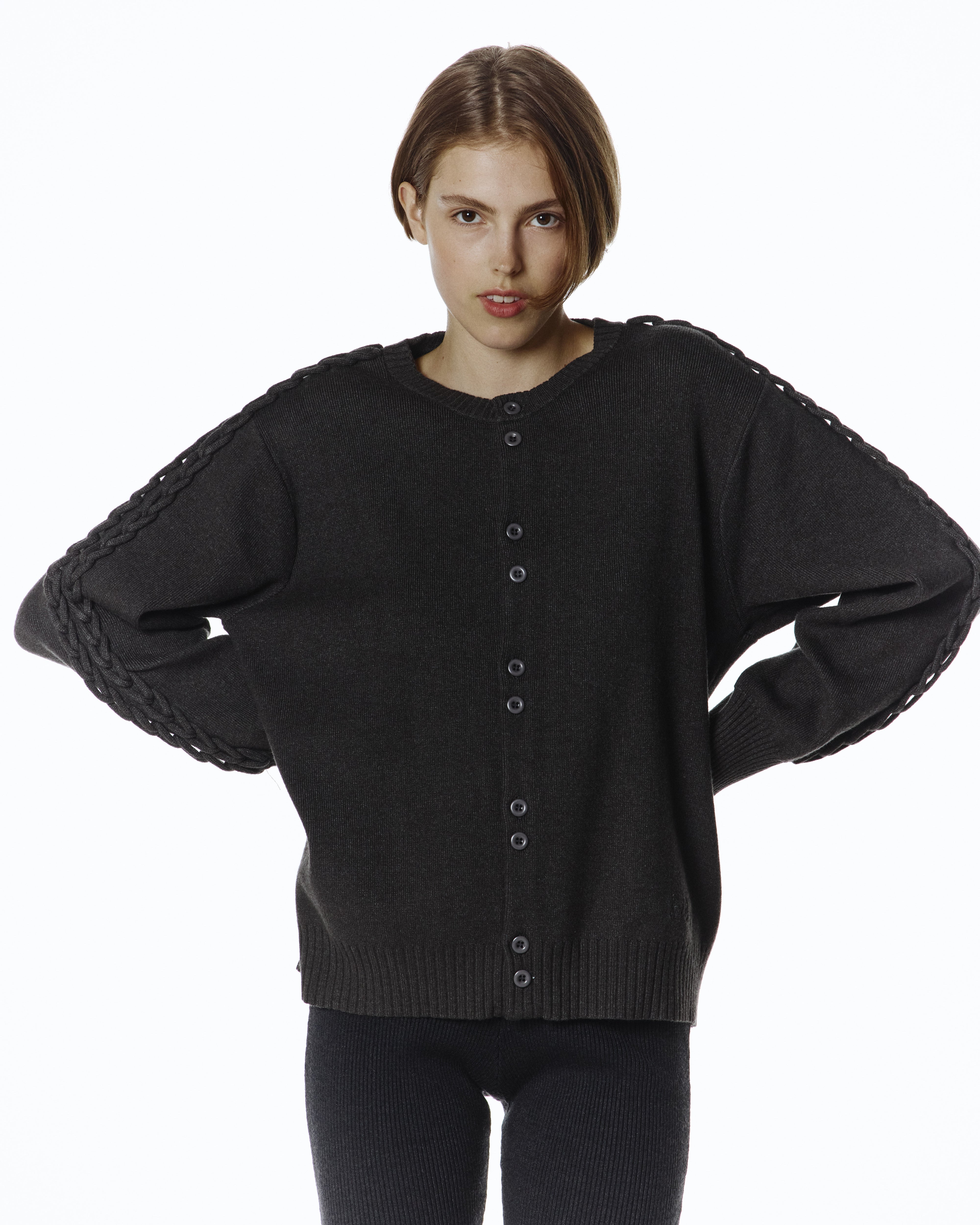 BIBIY. MADE | HATTIE CARDIGAN GRAY｜Bibiy.