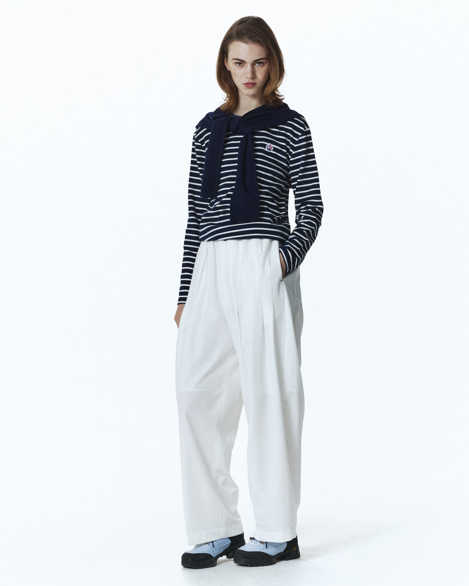 BIBIY. MADE | AMÉLIE SAILOR TOP NAVY｜Bibiy.