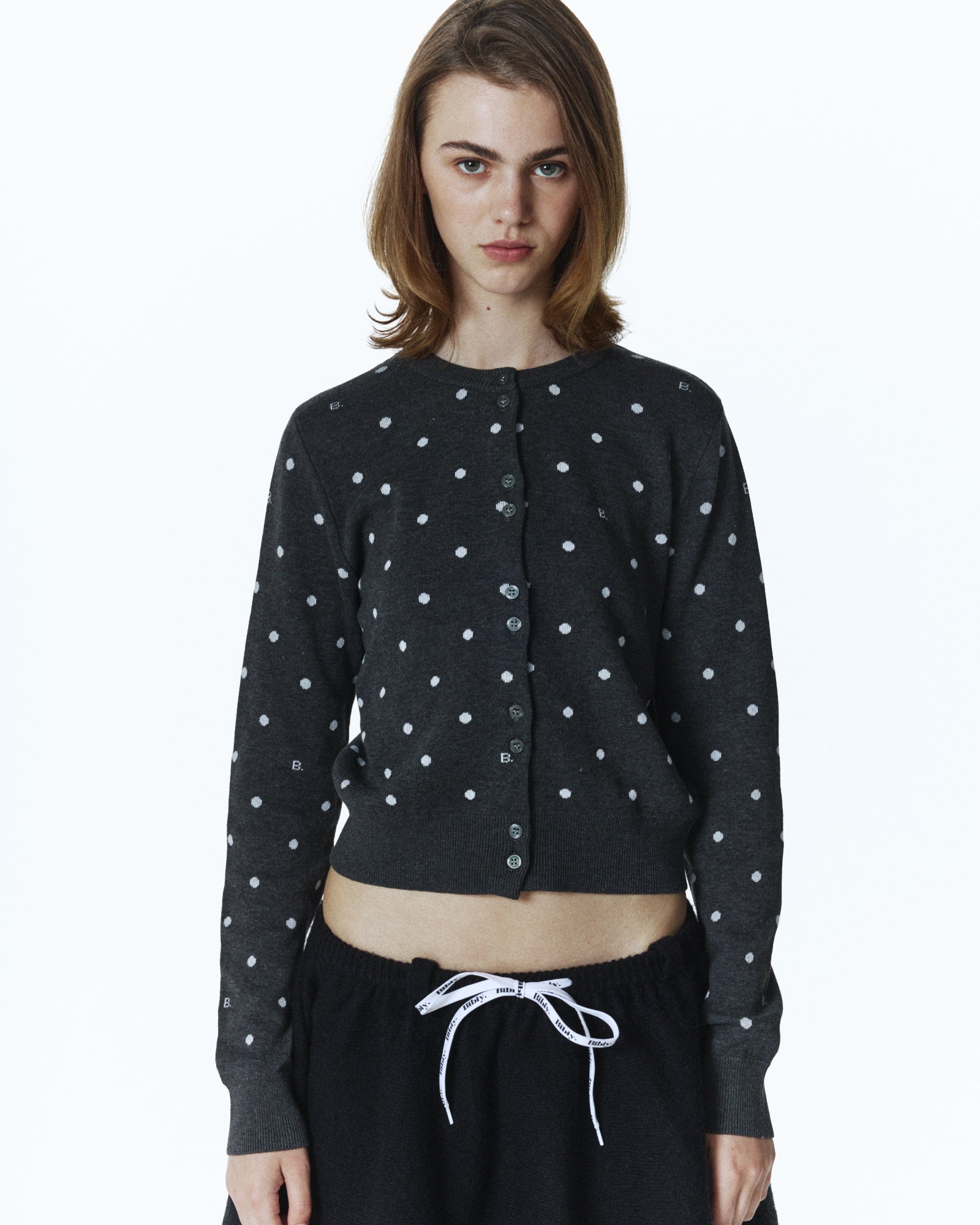 トップス Bibiy. KITTY RIBBON BLOUSE BLACK Bibiy. KITTY RIBBON