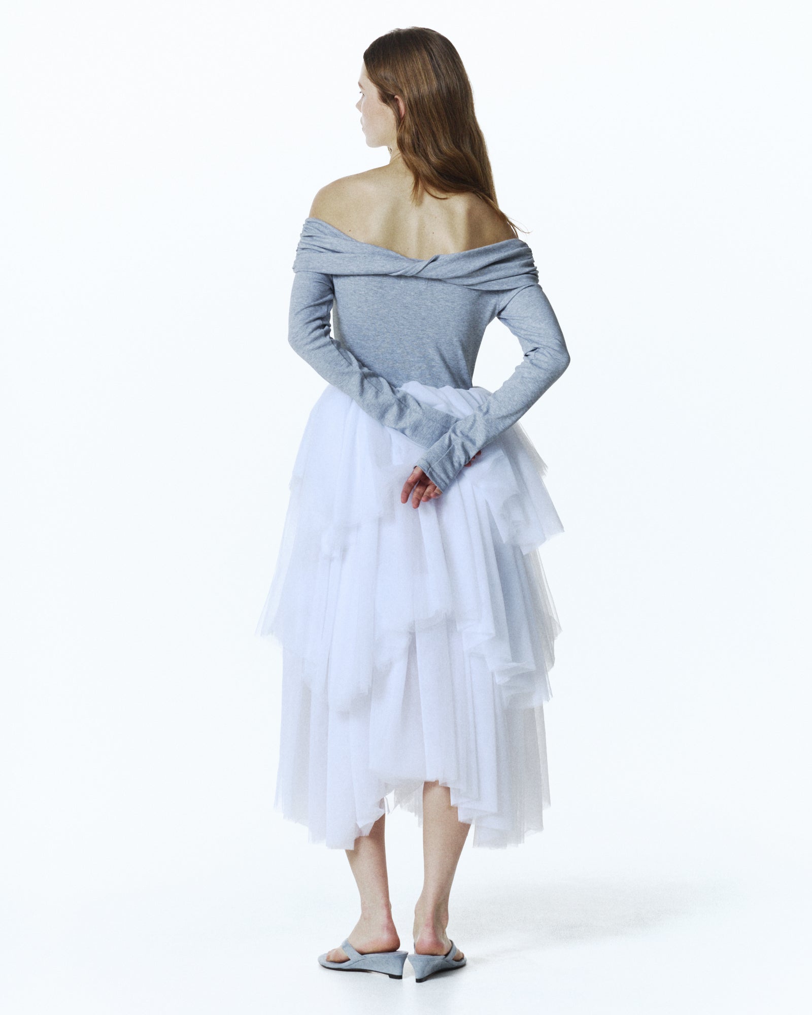 VEIL TULLE DRESS