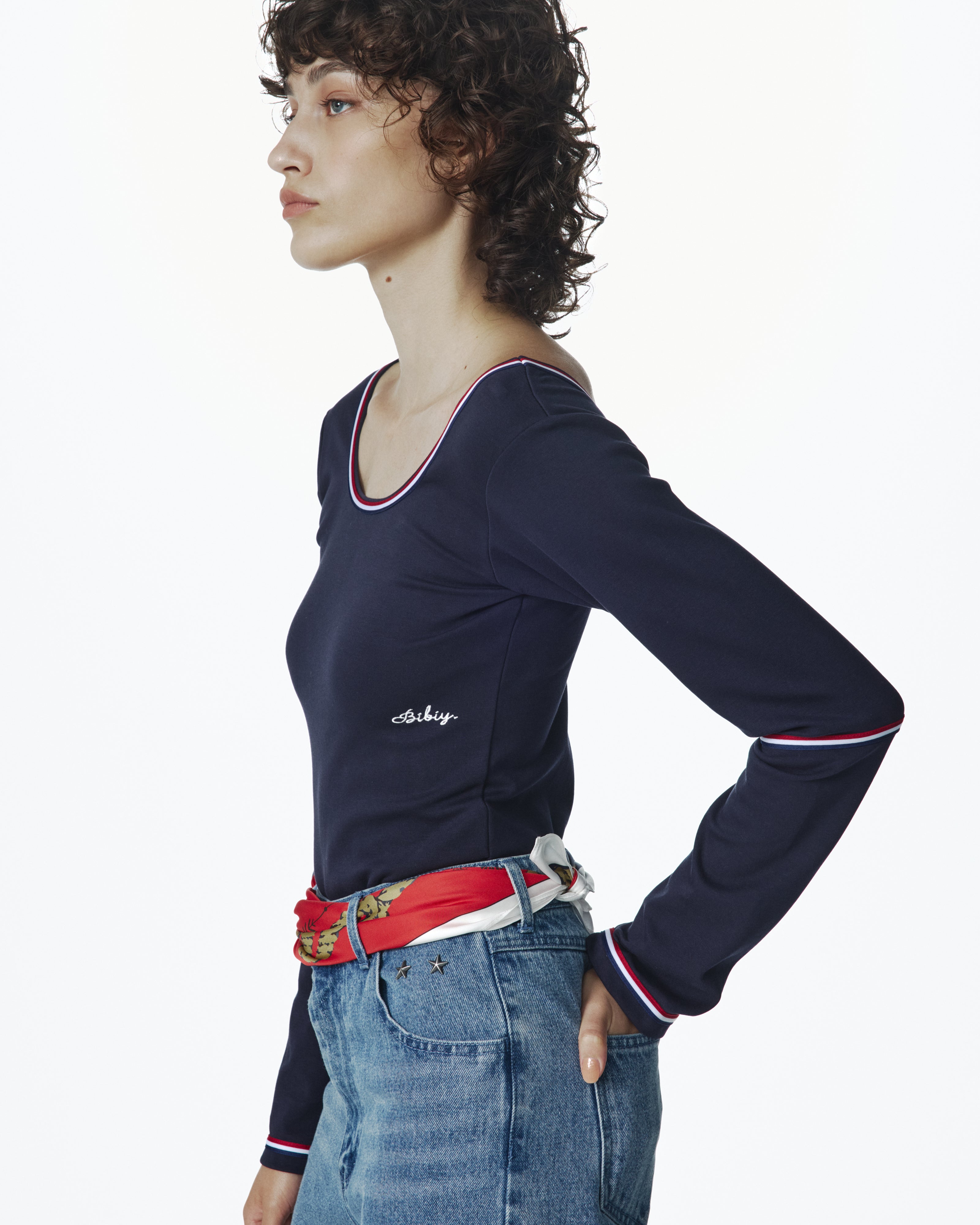 BIBIY. TRICOLORE BODYSUIT