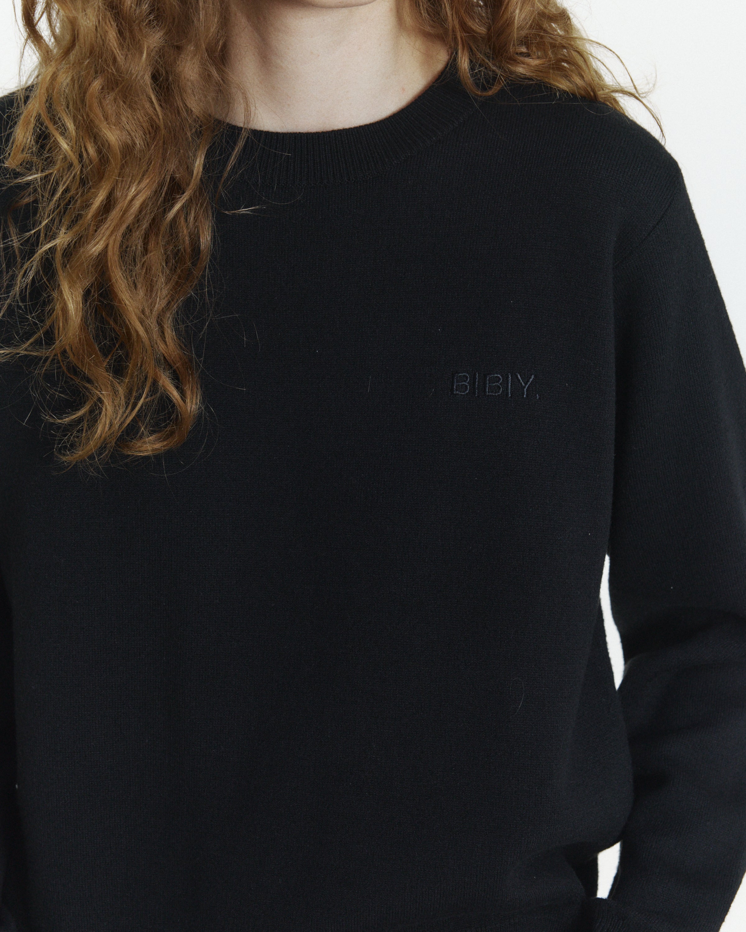 BIBIY. MADE | BIBIY. RIBBON OPEN KNIT BLACK｜Bibiy.