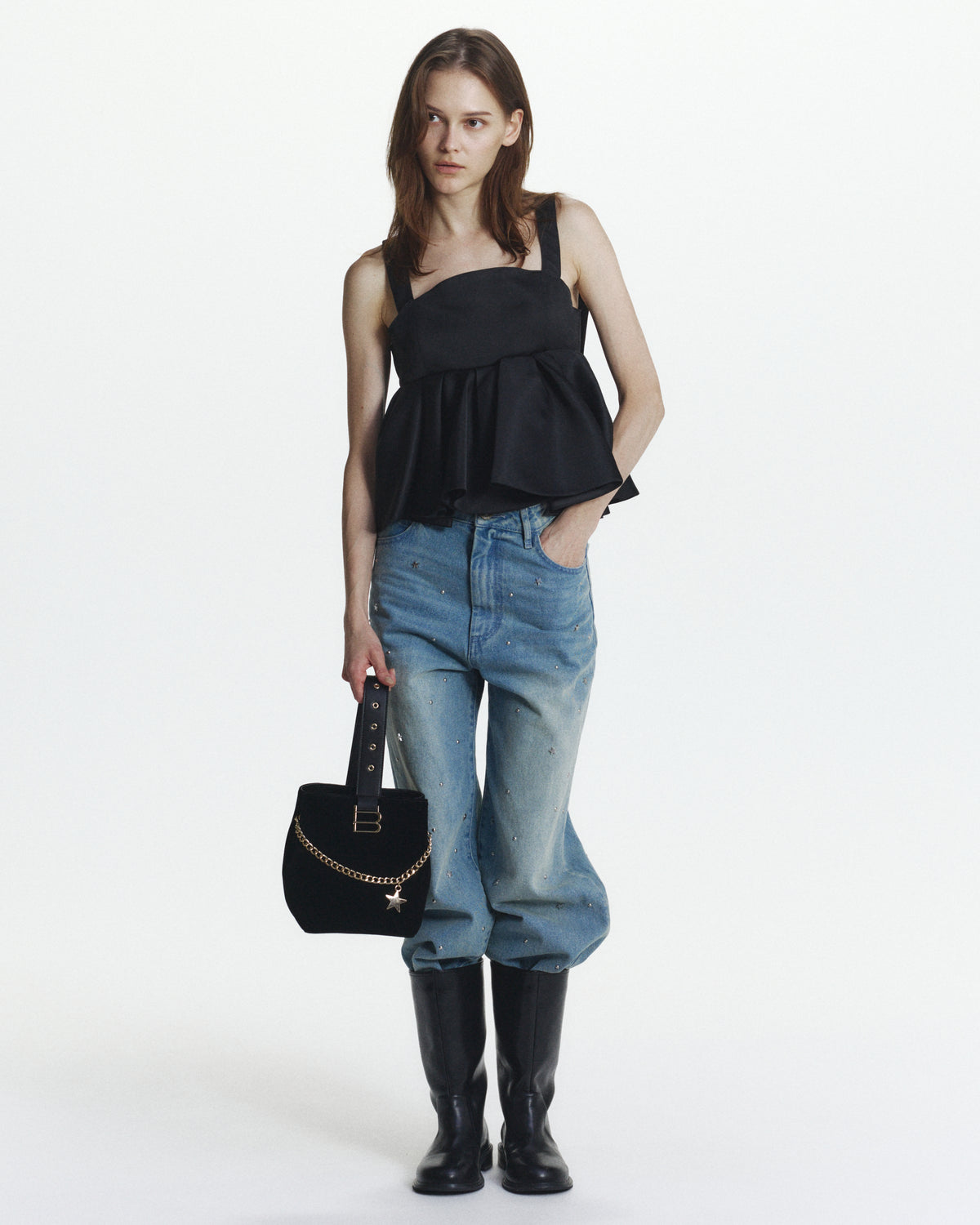 B. STELLA VELOUR BAG
