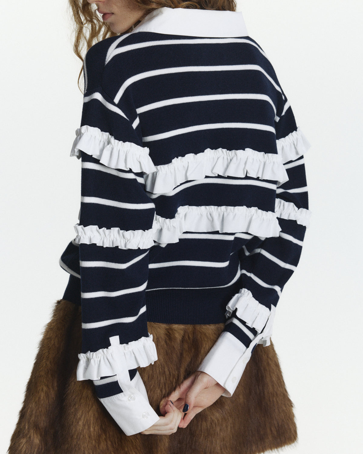 JAMIE FRILL KNIT