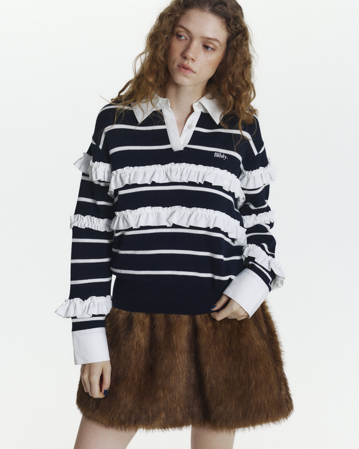 JAMIE FRILL KNIT