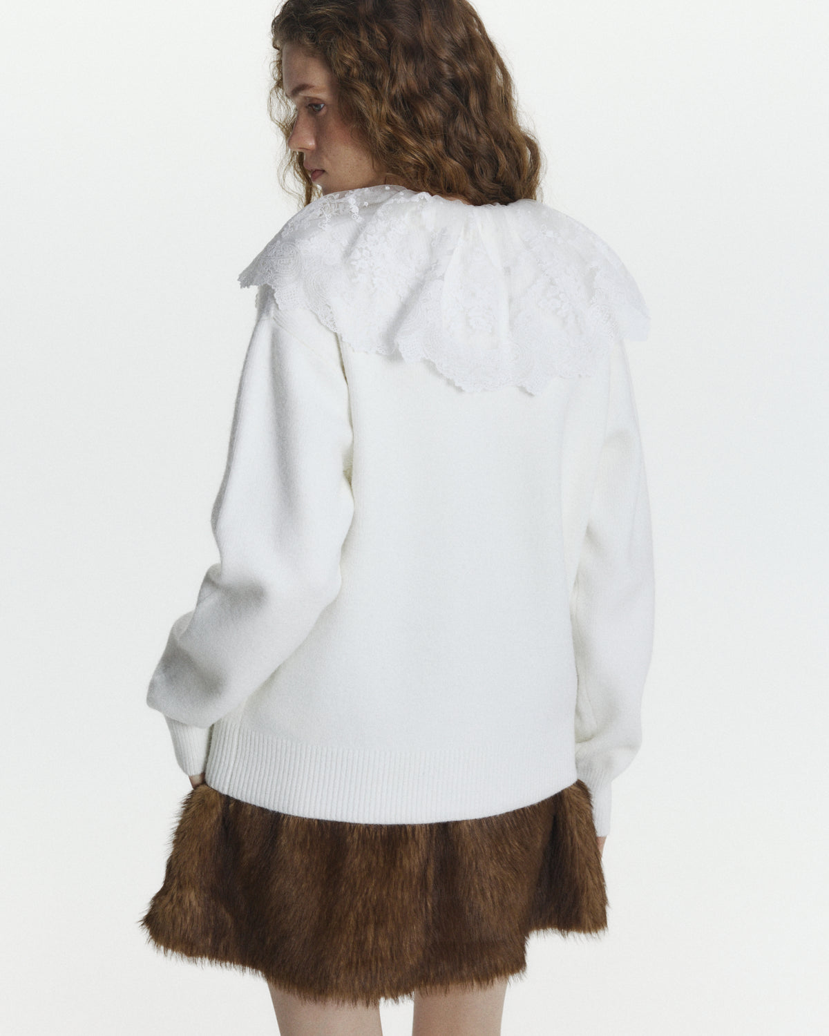 CHANTILLY LACE KNIT CARDIGAN